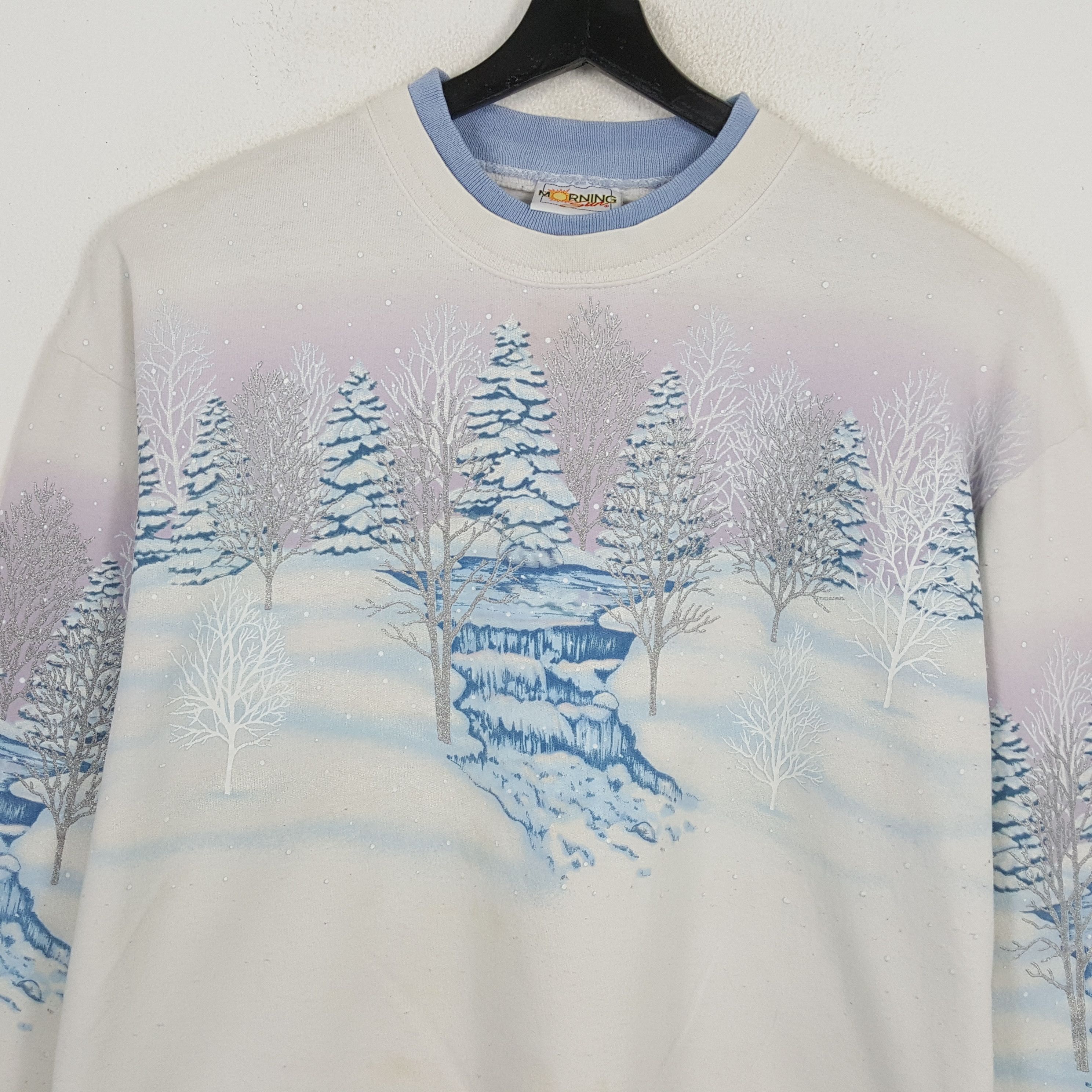 Vintage Morning Sun Winter Style Streetwear Vintage Sweatshirt Size US XL / EU 56 / 4 - 2 Thumbnail