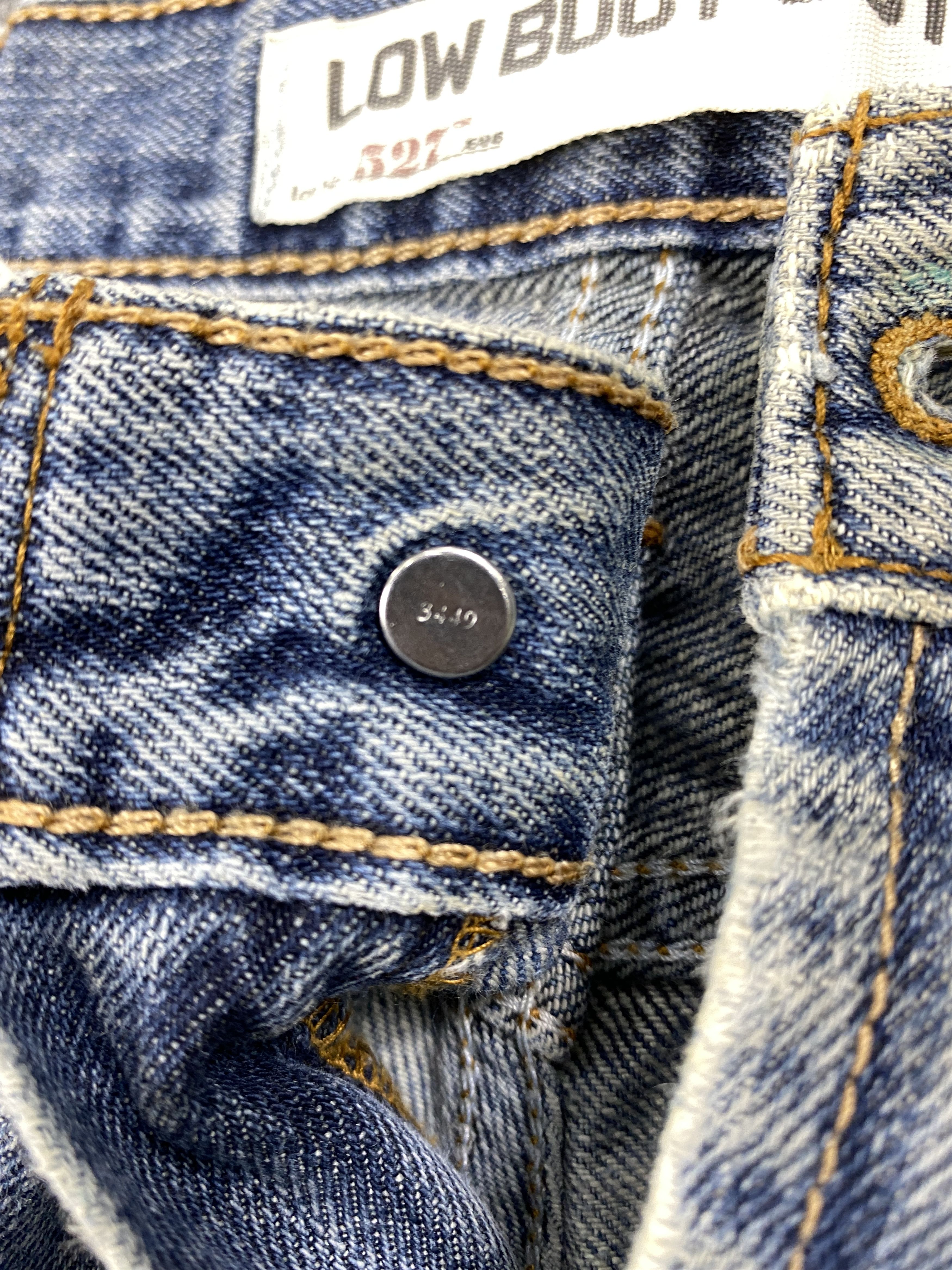 Levi's Dirty Used Blue Levi's 527 Jeans Flare 33x32 Denim -SJ082 Size US 33 - 7 Thumbnail
