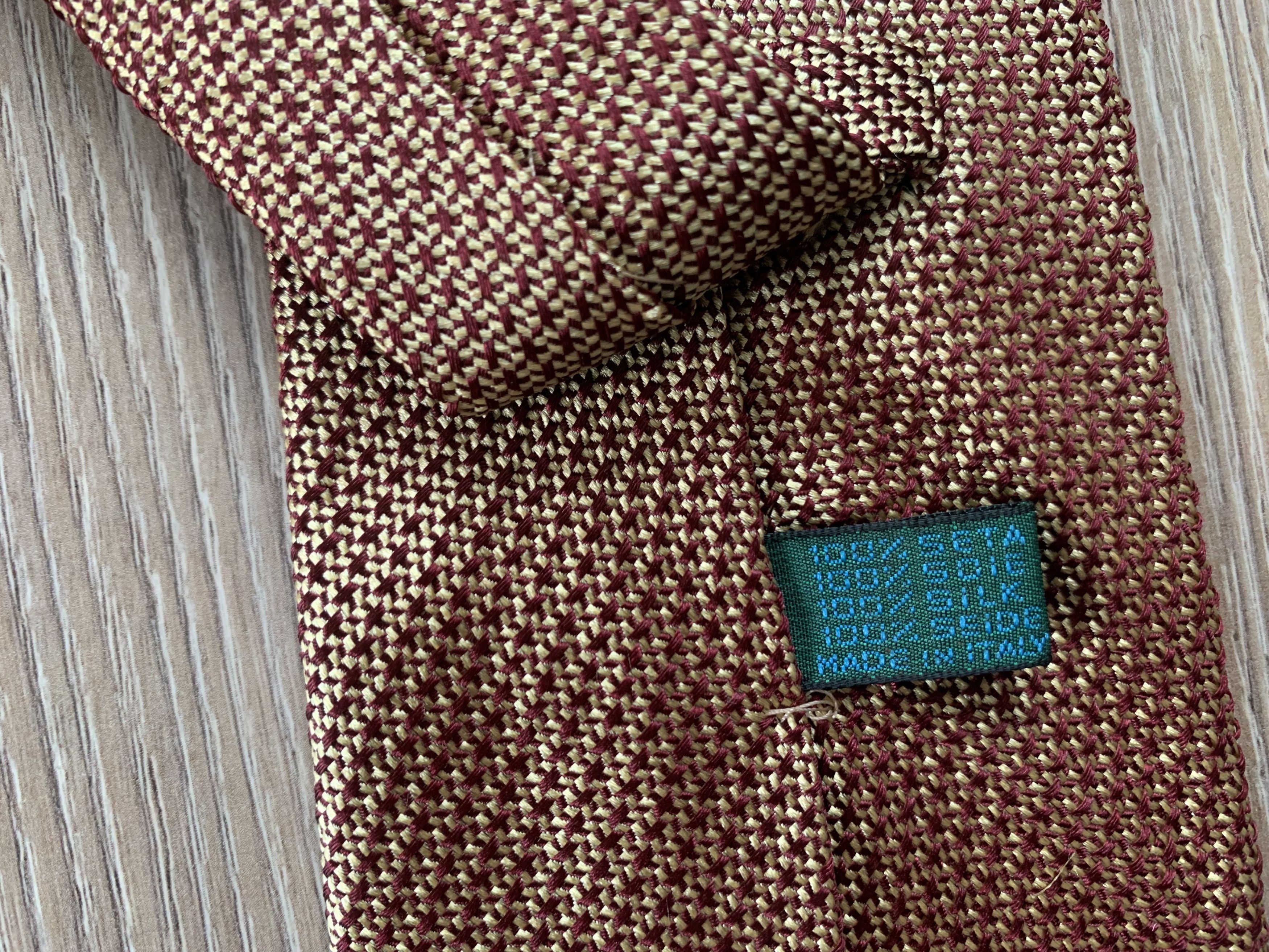 Bally Vintage Bally Patterned Silk Tie Size ONE SIZE - 6 Thumbnail