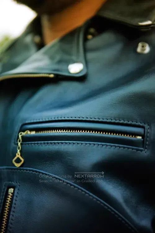 Buco Buco Black tea-core horseskin leather jacket motorcycle ja Size US S / EU 44-46 / 1 - 5 Thumbnail