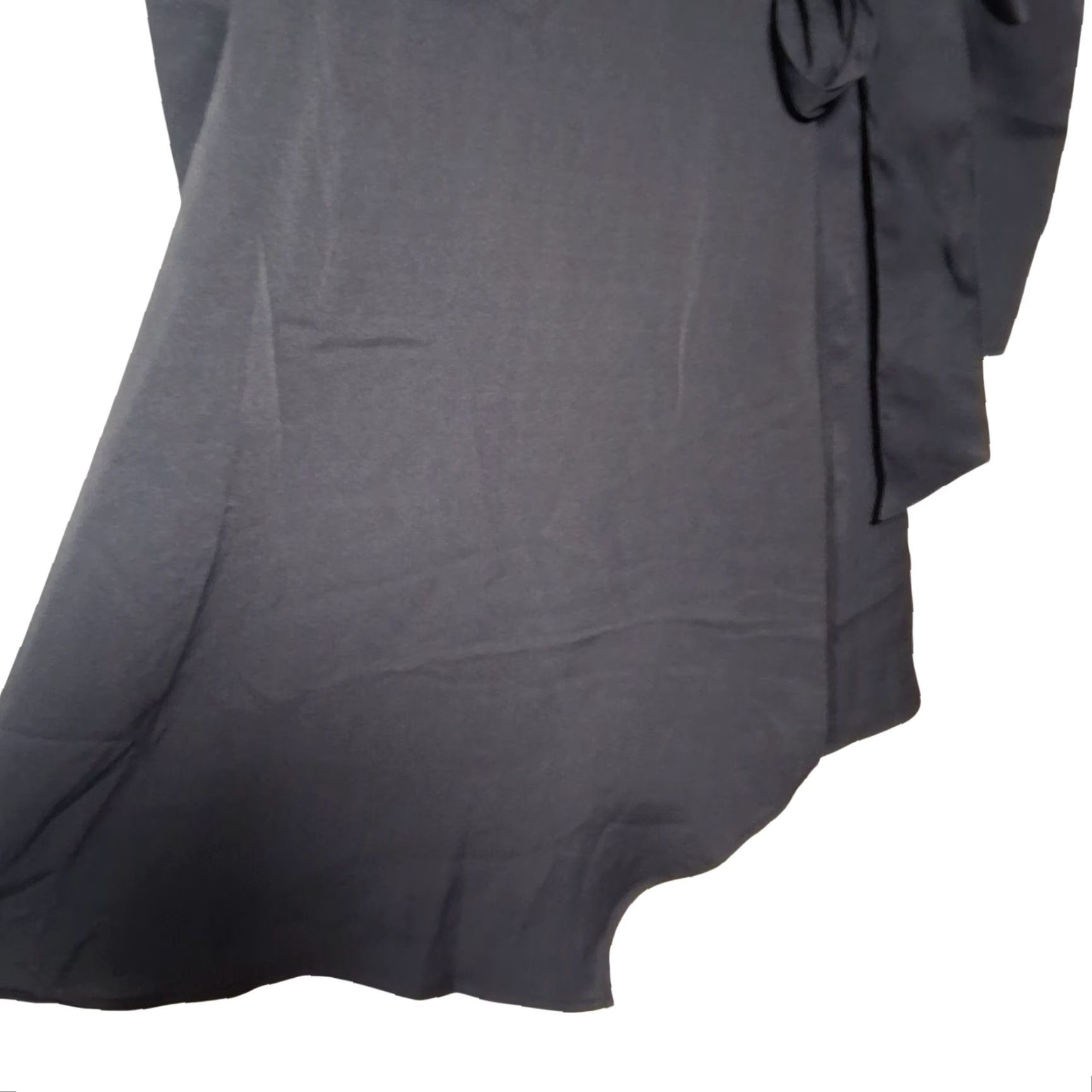 Express VINTAGE Express Dress XS Faux Wrap Black Long Sleeve Size XS / US 0-2 / IT 36-38 - 6 Thumbnail