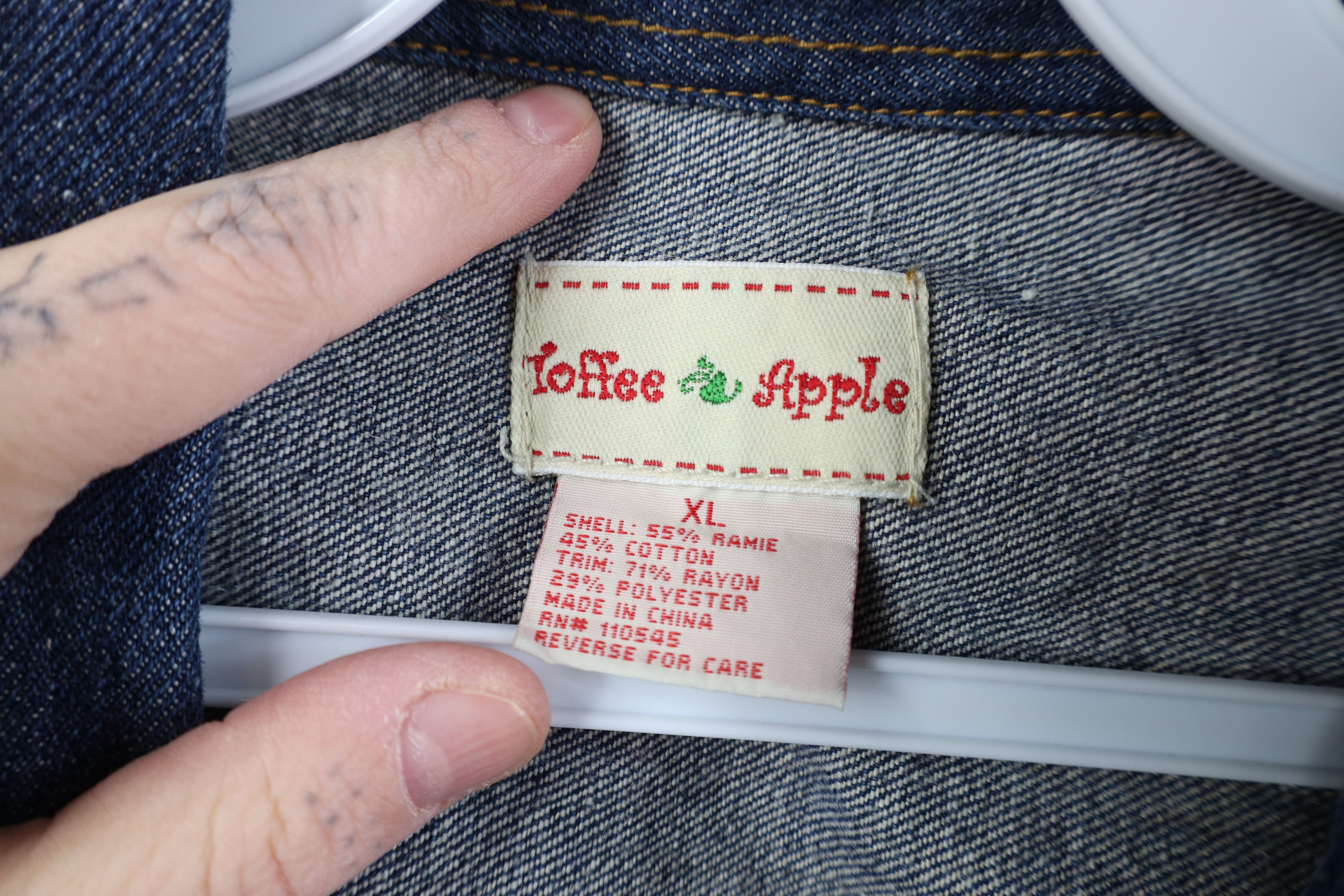 Vintage Vintage 90s Y2K Streetwear Patchwork Denim Shirt Jacket Size L / US 10 / IT 46 - 9 Thumbnail