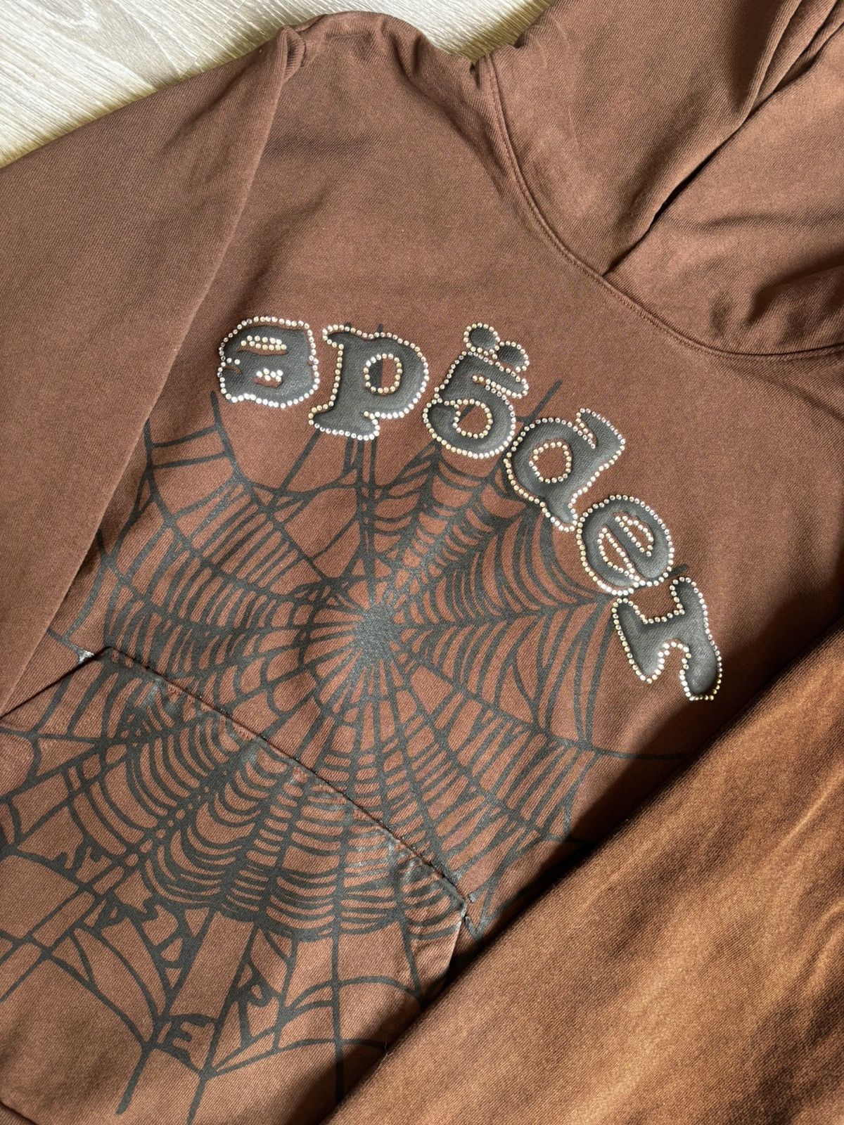 Sp5der Spider Complexcon Exclusive Rhinestone Hoodie Size US L / EU 52-54 / 3 - 3 Thumbnail