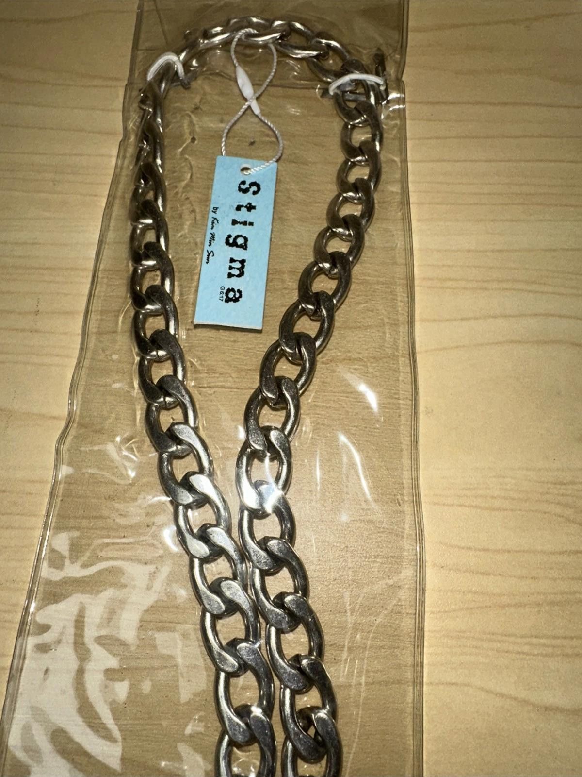 Other Stigma Silver heavy chain necklace-NWT Size ONE SIZE - 4 Thumbnail