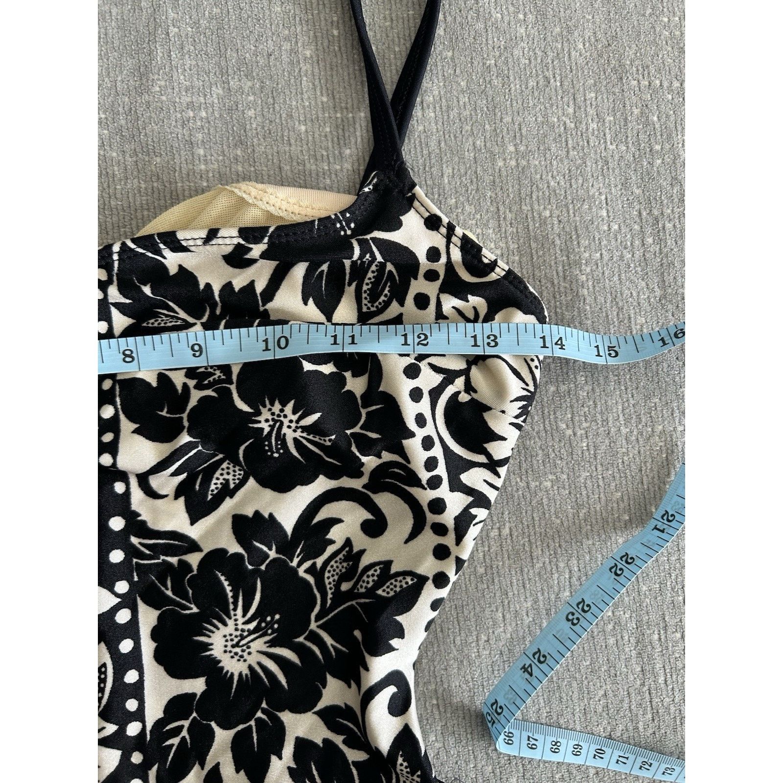 Other Vintage La Blanca One piece Swimsuit Skirt 8 Floral Retro Size ONE SIZE - 11 Thumbnail