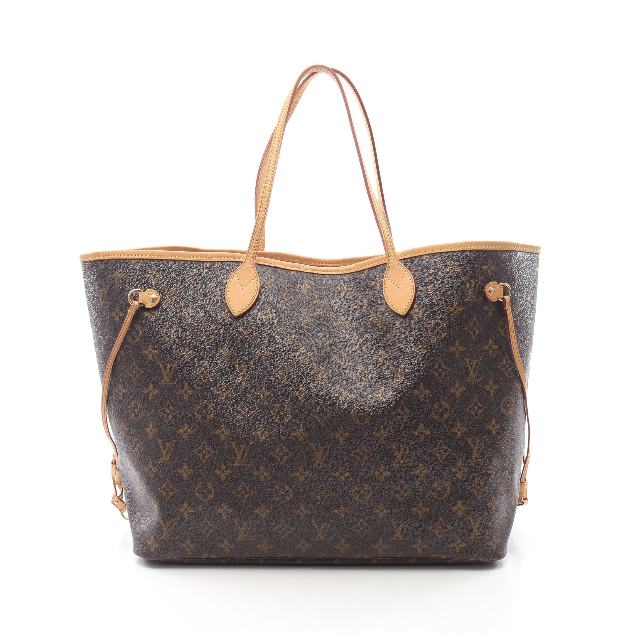 Louis Vuitton Louis Vuitton Neverfull Gm Monogram Shoulder Bag Tote Leather Brown Size ONE SIZE - 1 Thumbnail