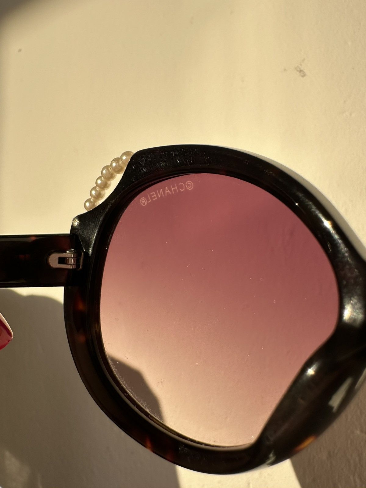 Chanel Chanel perle collection luxury sunglasess Size ONE SIZE - 7 Thumbnail