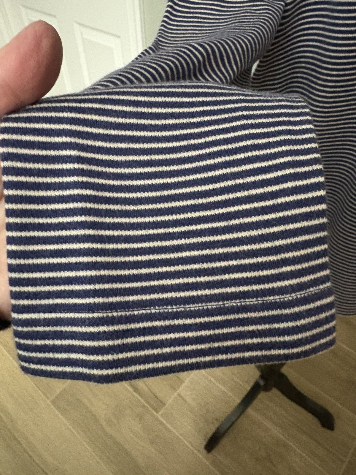 Other Blue and tan long sleeve striped top size large Size L / US 10 / IT 46 - 6 Thumbnail