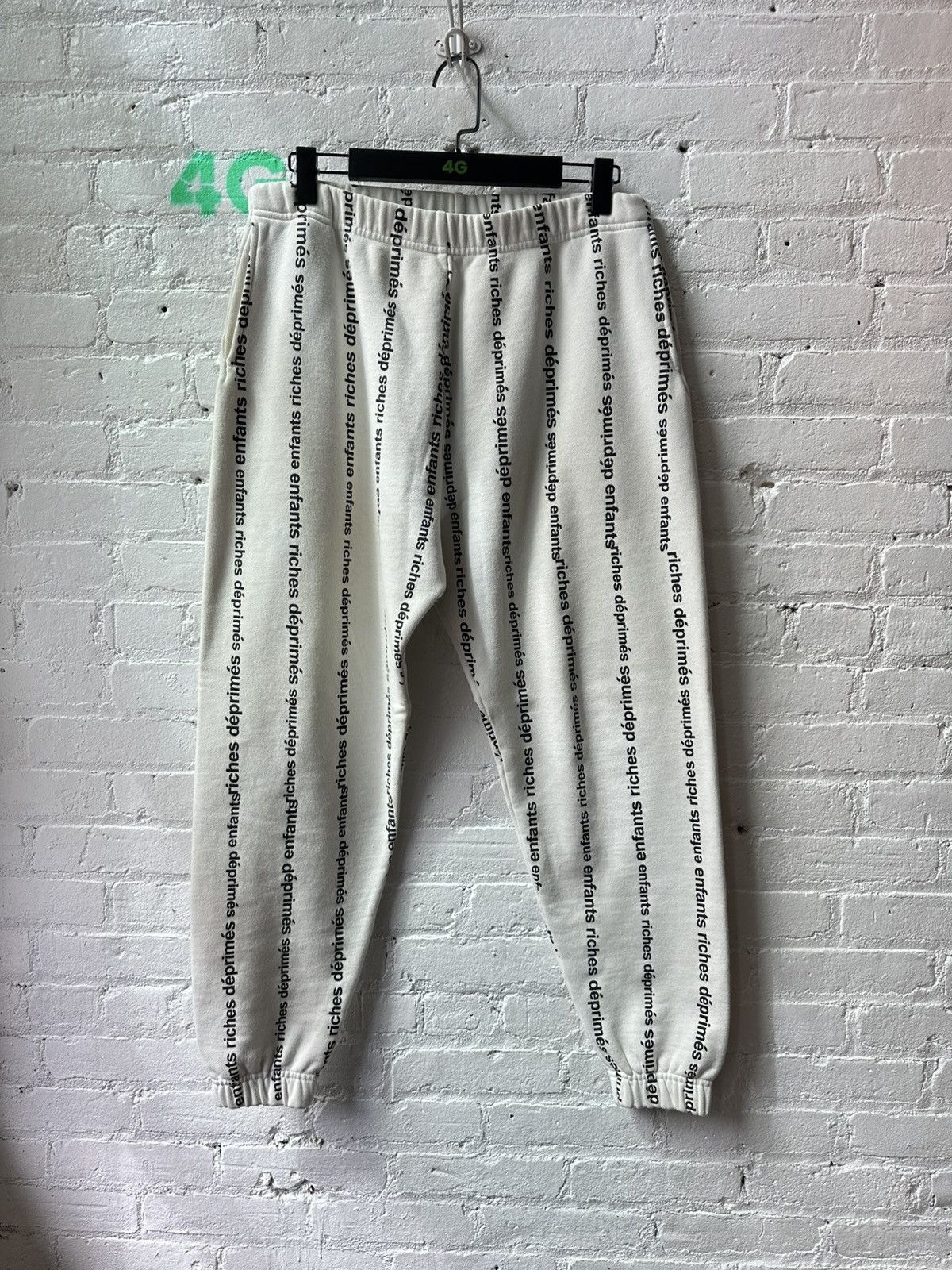Enfants Riches Deprimes EARLY ERD SPELL OUT LOGO SWEATS SZ L Size US 32 / EU 48 - 1 Thumbnail