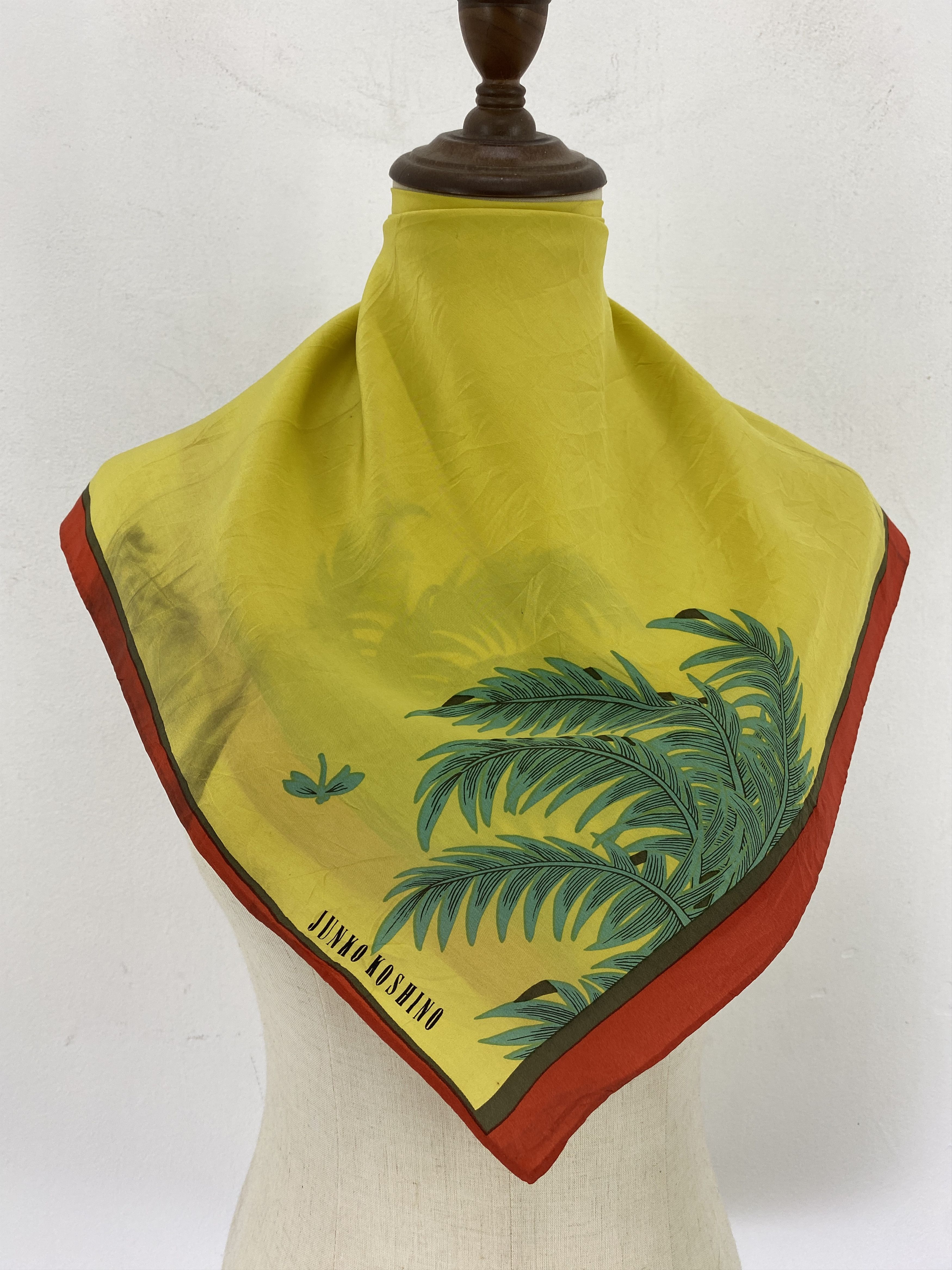 Other Vintage Junko Koshino Silk Scarf / Silk Shawl SN0273 Size ONE SIZE - 2 Thumbnail