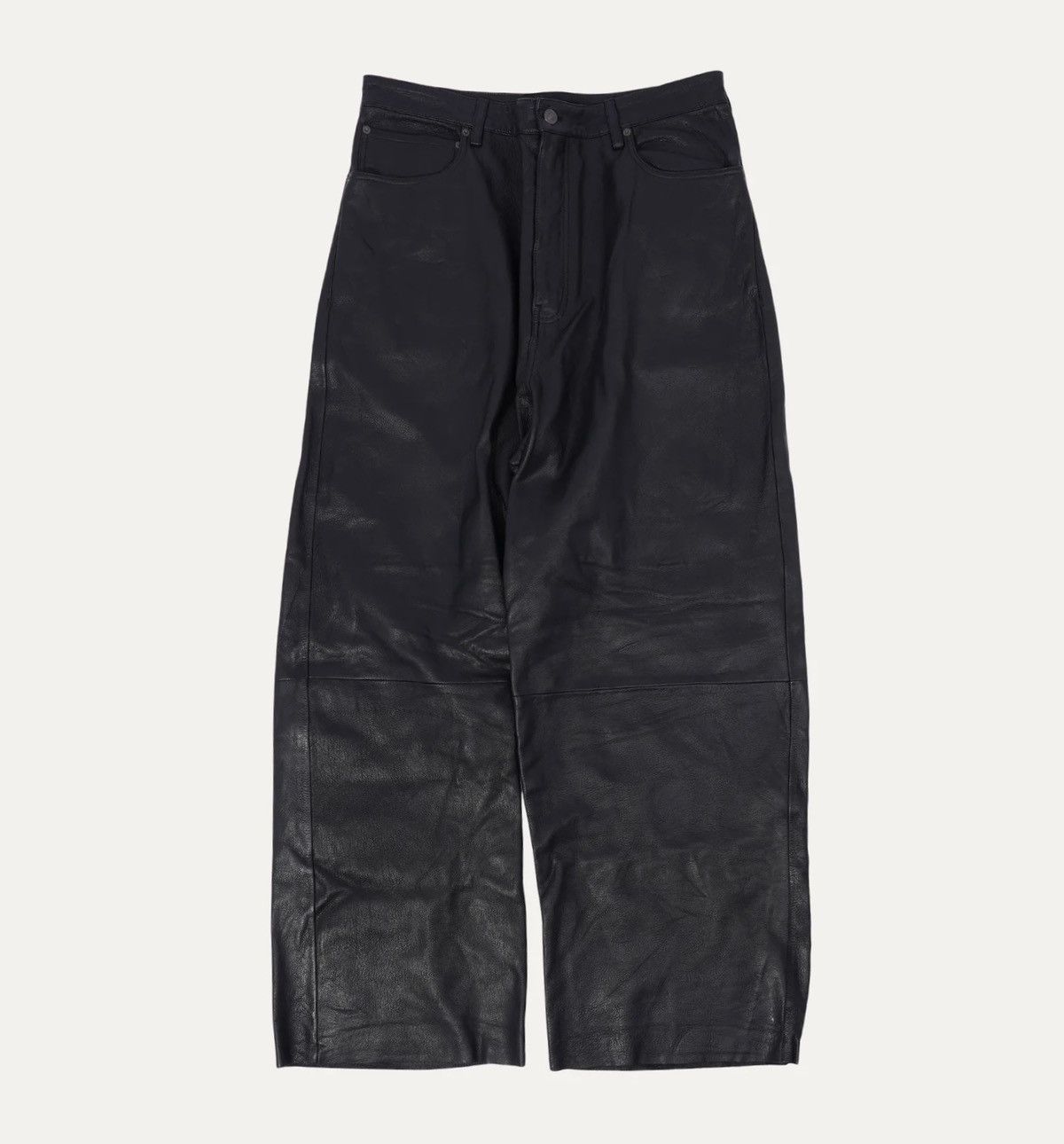 Balenciaga Balenciaga Baggy Leather Pants Size US 30 / EU 46 - 1 Thumbnail
