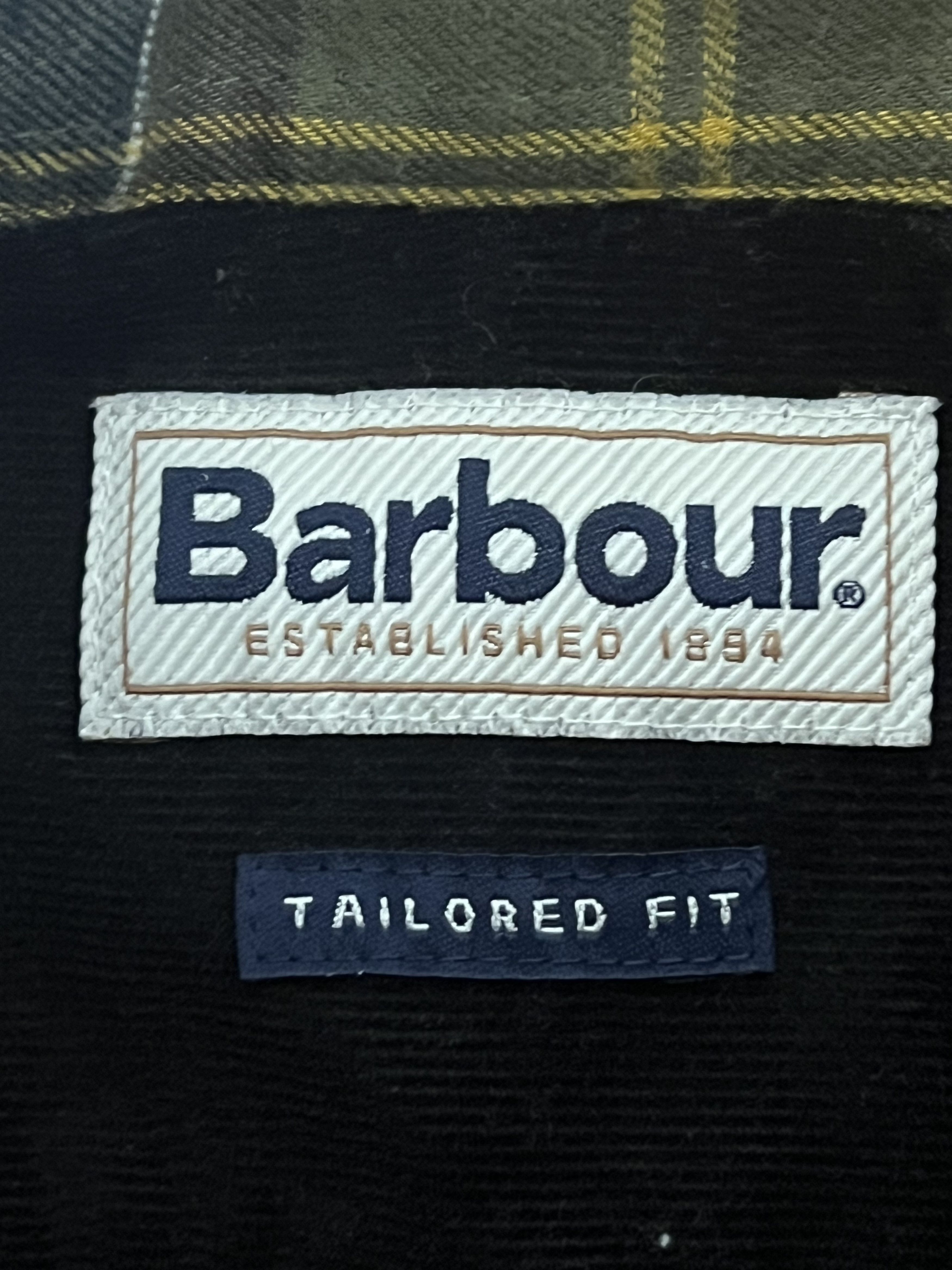 Barbour 💚 Barbour Ramsey Tailored Cord Shirt Black Medium NEW Size US M / EU 48-50 / 2 - 10 Thumbnail