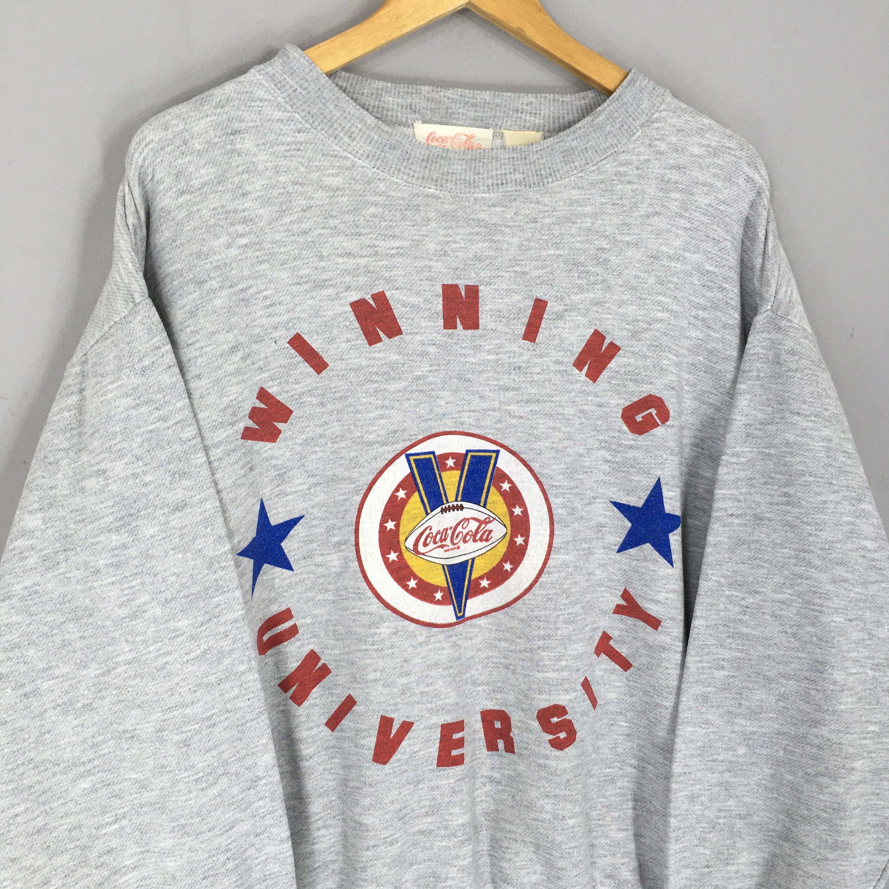 Coca Cola × Vintage RARE Vintage 90s Coca Cola Carbonated Drink Sweatshirt Large Size US L / EU 52-54 / 3 - 4 Thumbnail