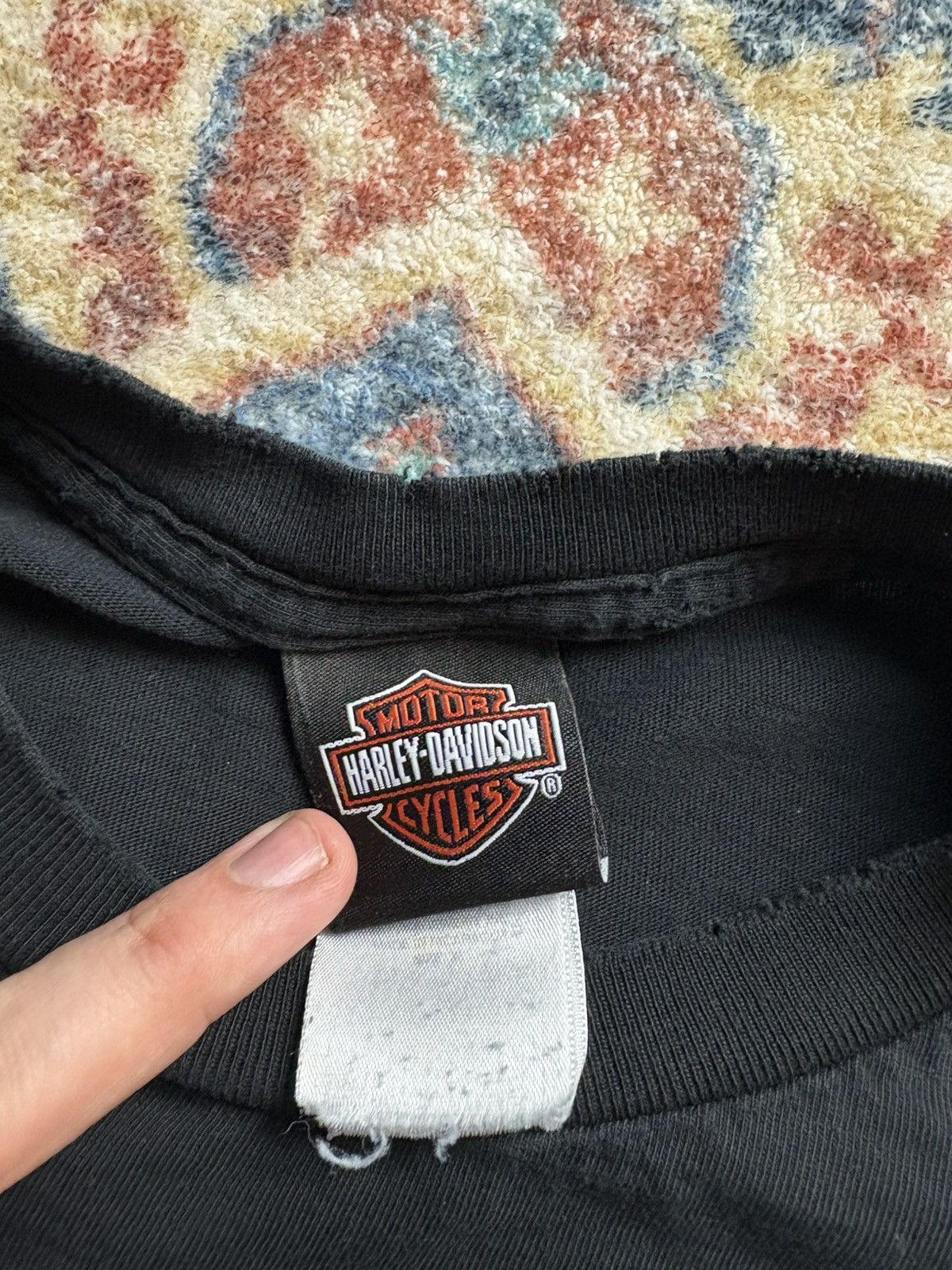 Harley Davidson Harley Davidson Biker DISTRESSED T-shirt Size XL Size US XL / EU 56 / 4 - 3 Thumbnail