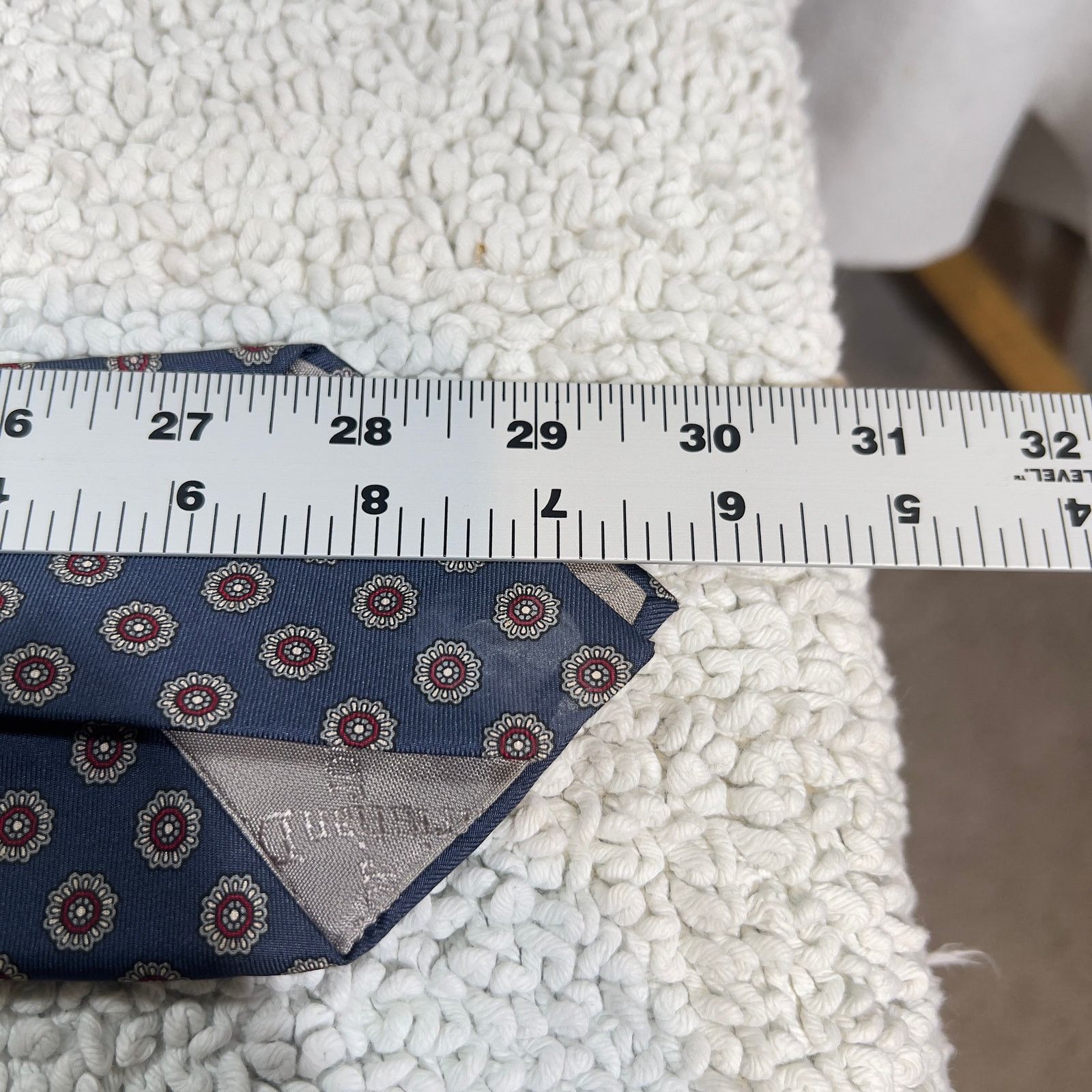 Christian Dior Monsieur Christian Dior 100% Silk Tie Italian Fabric Made USA Vintage Size ONE SIZE - 7 Thumbnail