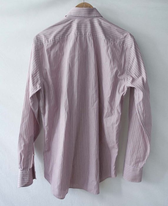 Canali Canali 1934 Pale Burgundy Stripe Shirt Size 15.5/39 | Grailed