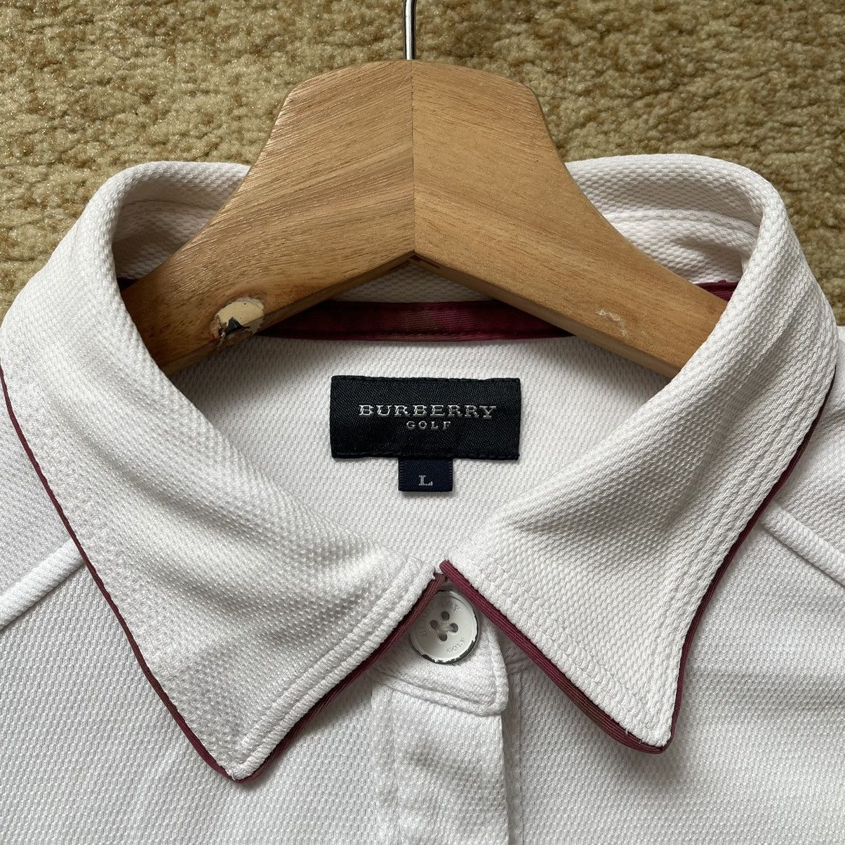 Burberry × Vintage Burberry Golf Polo Shirt Women Size L / US 10 / IT 46 - 4 Thumbnail