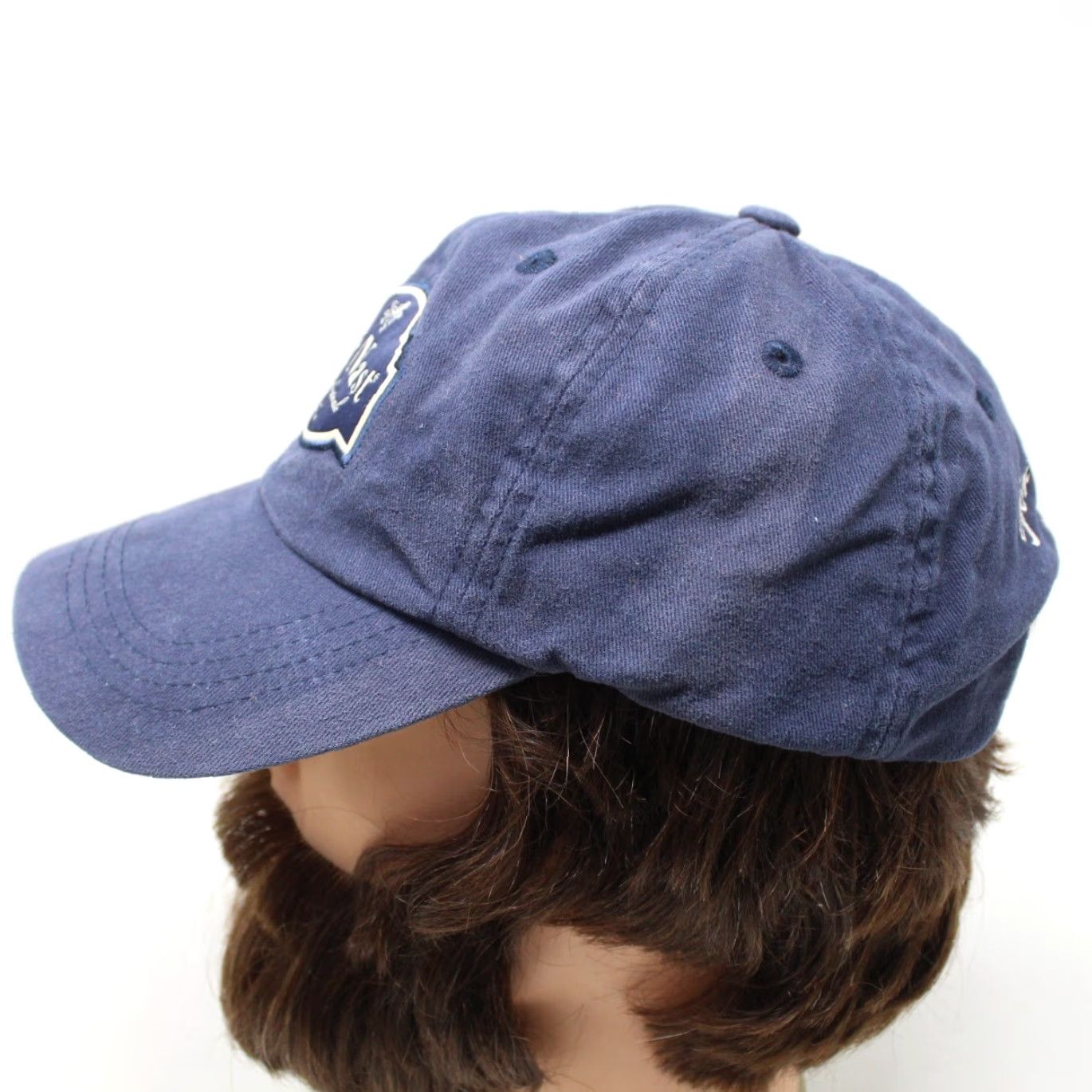 Nat Nast Nat Nast Hat Blue Adjustable 100% Cotton Shell Baseball Cap Mens Adjustable Blue Cotton Twill Baseball Cap Size ONE SIZE - 5 Thumbnail