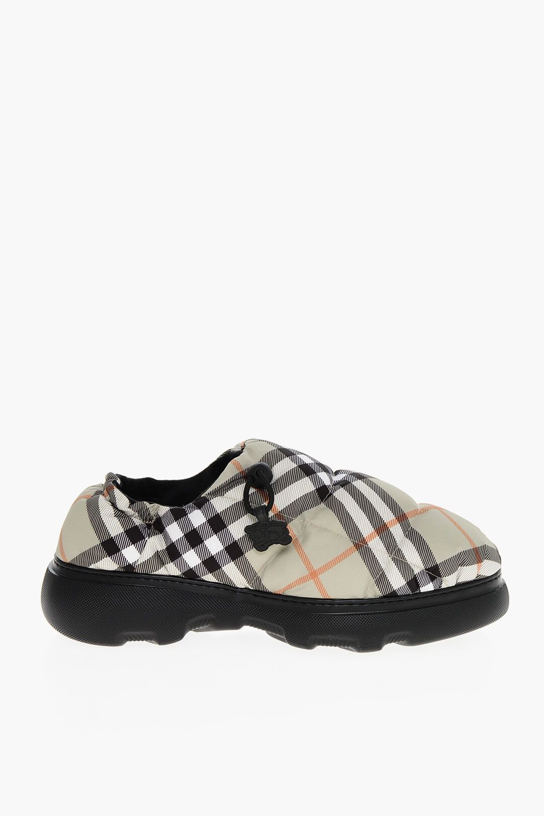 Burberry og1mm1125 Tartan Patterned Puffy Quilted Mules Beige/Multi Size US 9 / EU 42 - 1 Thumbnail