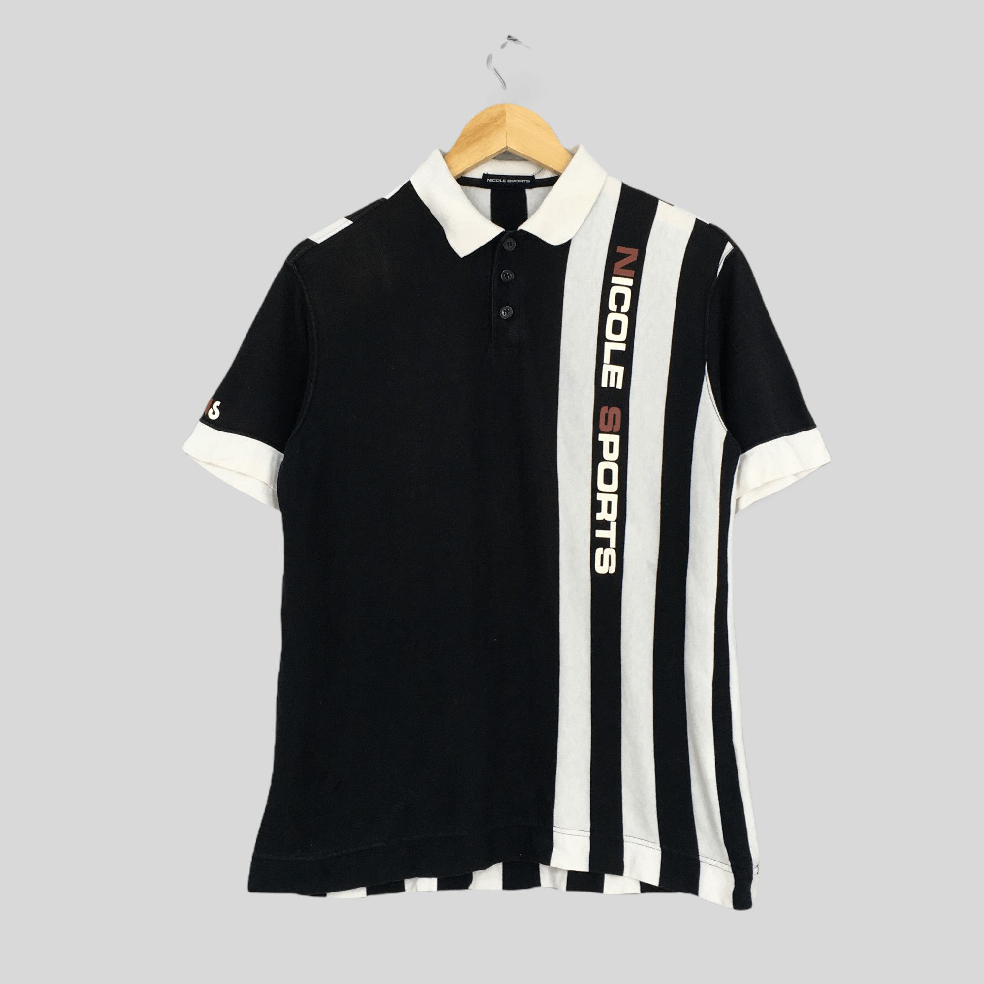 Nicole Club Vintage Nicole Club Sports Stripes Polo Shirt Small Size US S / EU 44-46 / 1 - 1 Thumbnail