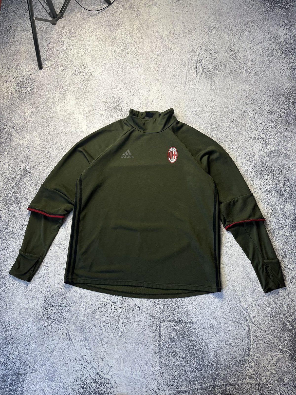 Vintage Vintage Milan Adidas Long Jersey trending Size US L / EU 52-54 / 3 - 4 Thumbnail