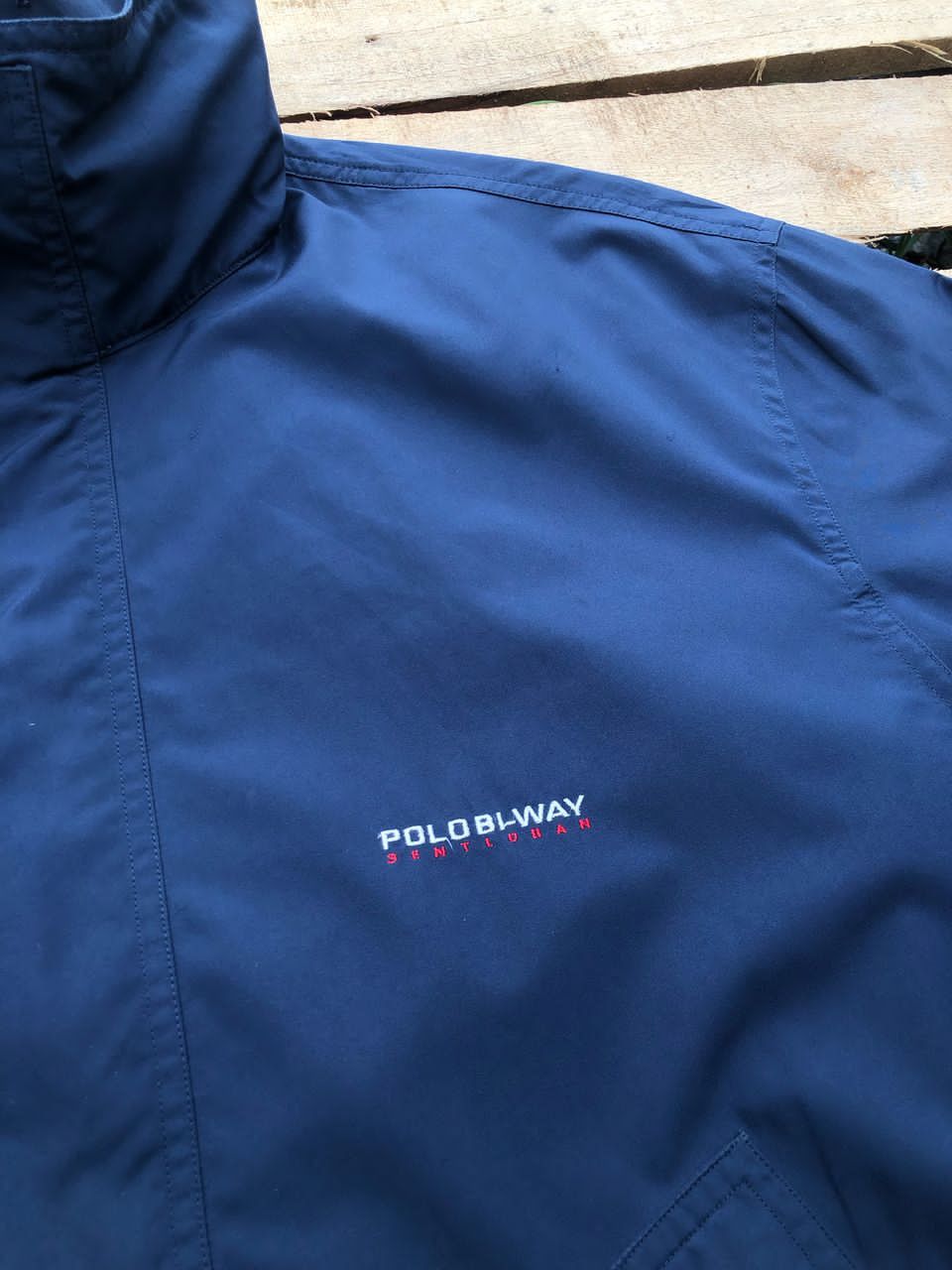 Polo Ralph Lauren × Ralph Lauren × Vintage Vintage Polo Bi-Way Zipper Jacket Size US L / EU 52-54 / 3 - 7 Thumbnail
