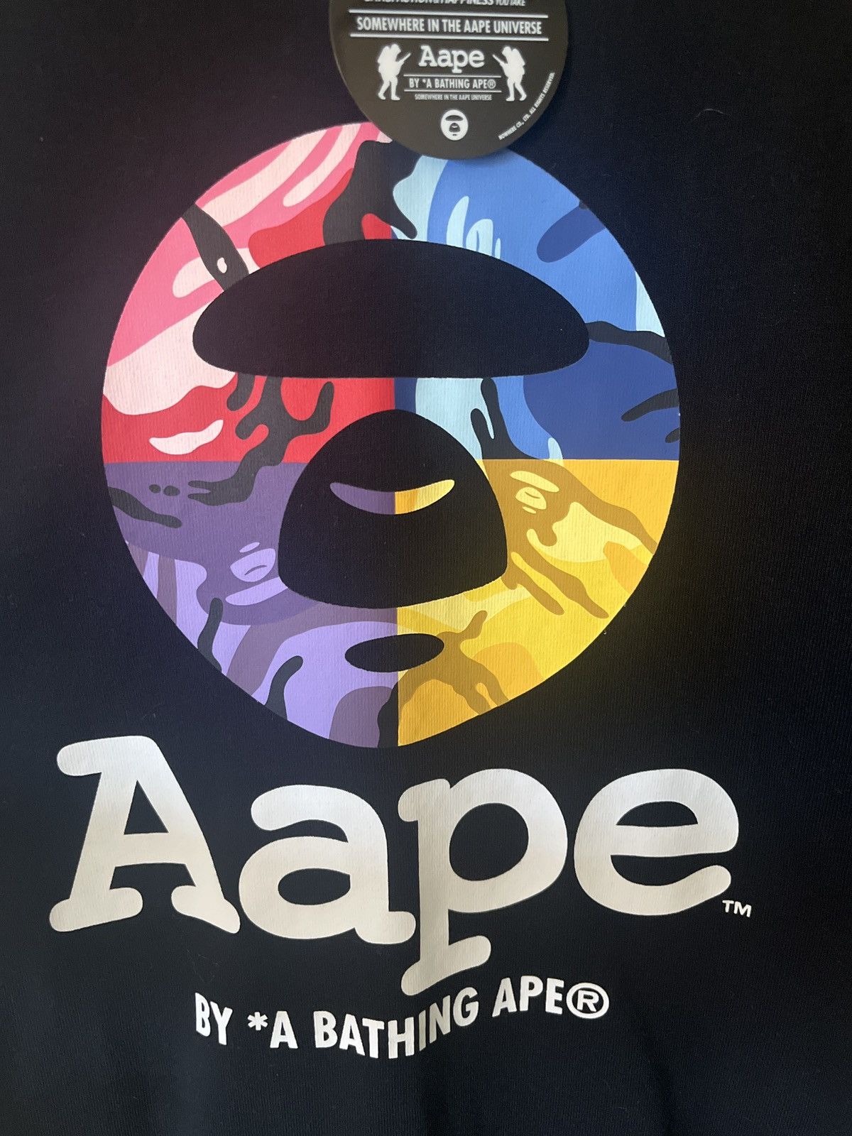 Aape Aape by A Bathing Ape Logo T-Shirt Size US S / EU 44-46 / 1 - 2 Thumbnail