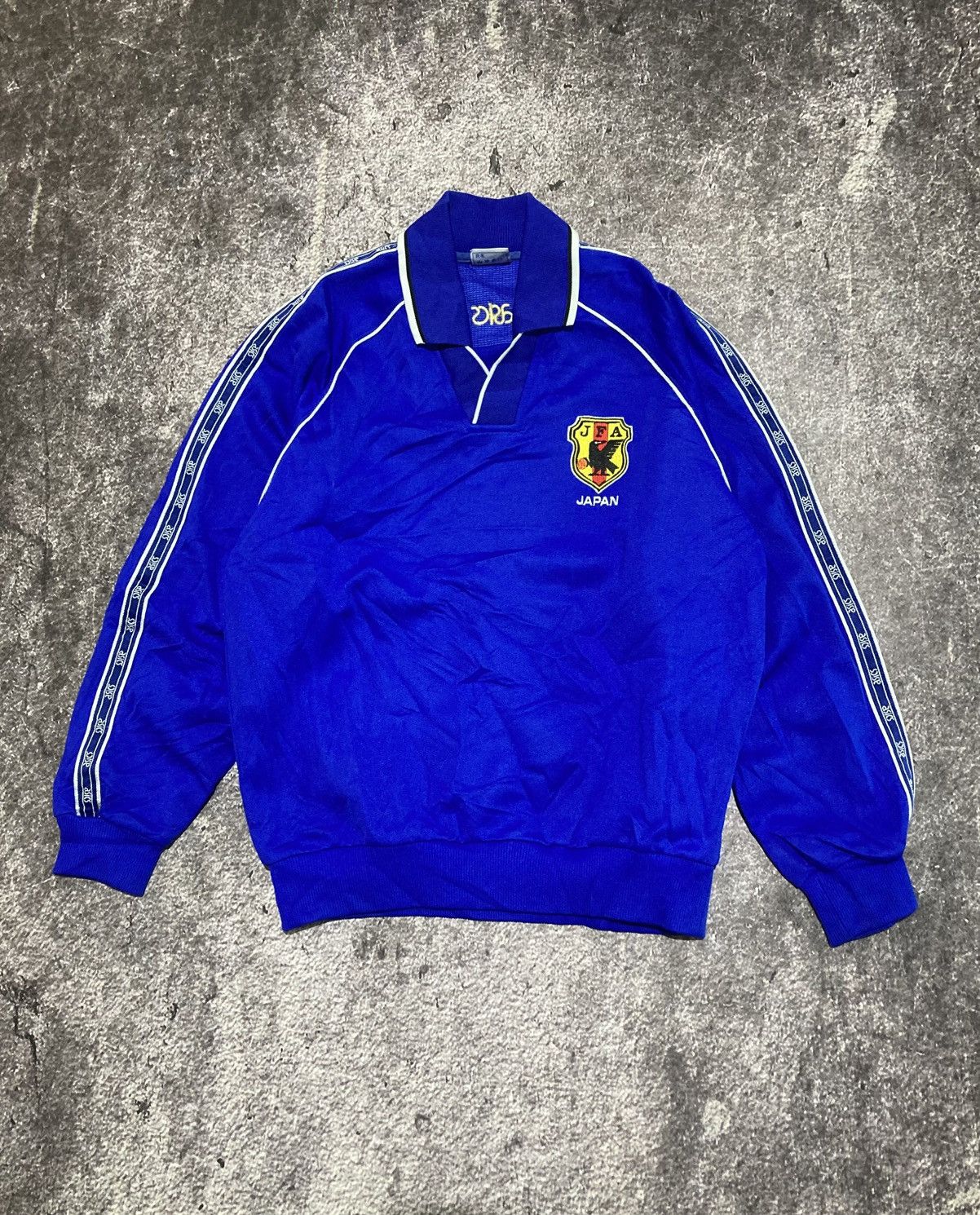 ウェア 90s Asics japan soccer sweat shirt vtg Rare!!! Vintage 90s Asics Japan Football Association JFA Big