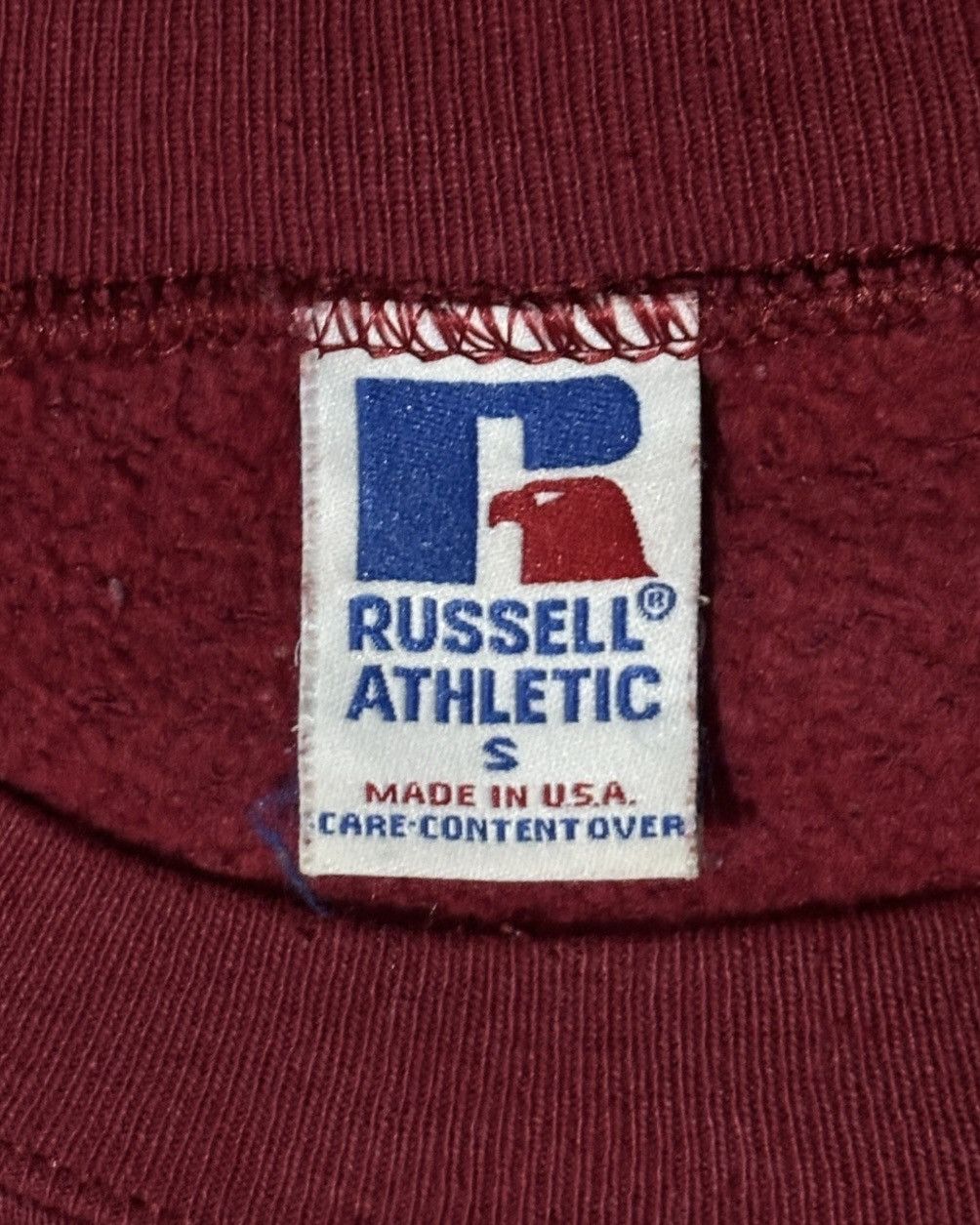 Russell Athletic 1990’s Russell Athletic “Spellout” Red Sweatshirt Size US M / EU 48-50 / 2 - 4 Thumbnail