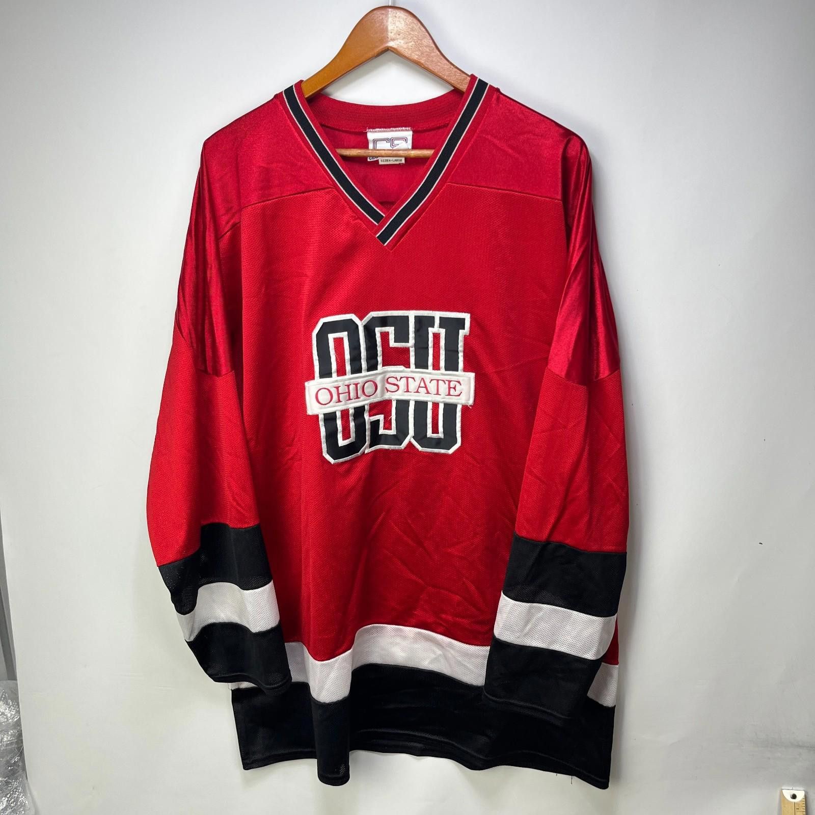 Other Vintage 90s Ohio State Buckeyes Hockey Jersey XL Size ONE SIZE - 1 Thumbnail