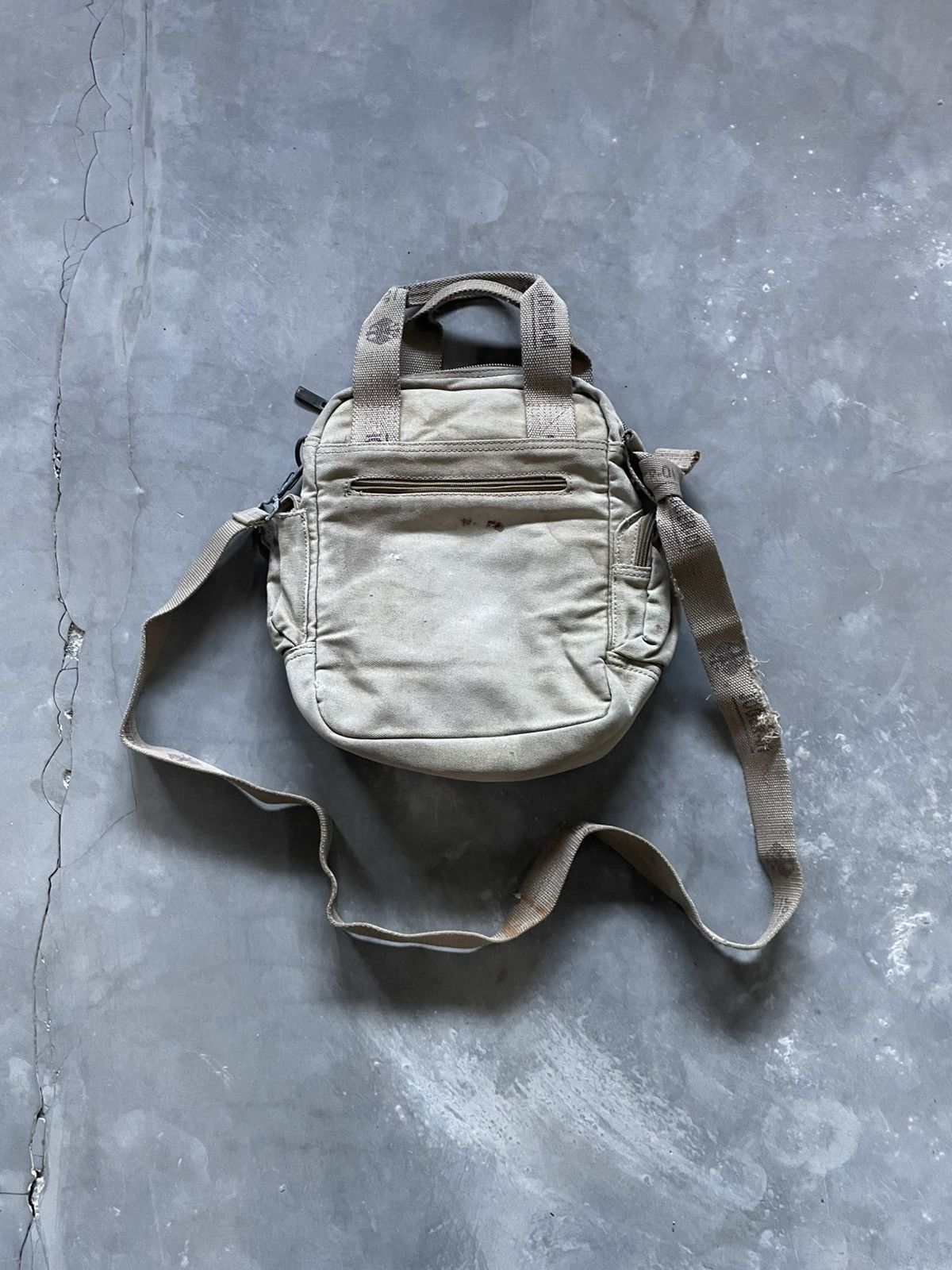 Japanese Brand Vintage Joger Slingbag Military Canvas Distressed Handbag Size ONE SIZE - 8 Thumbnail