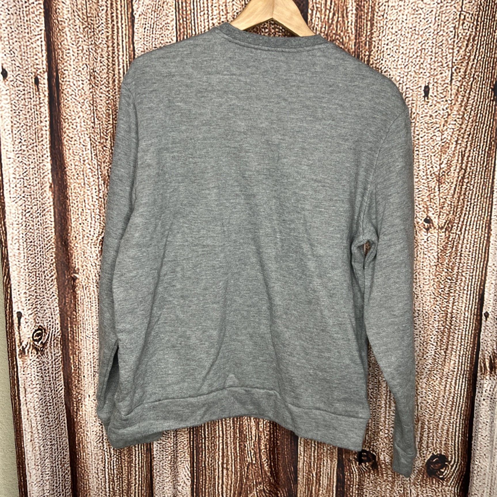 Adidas Adidas Sweatshirt Mens Large Gray Black Crewneck Three Stripes Logo Pullover Size US L / EU 52-54 / 3 - 3 Thumbnail