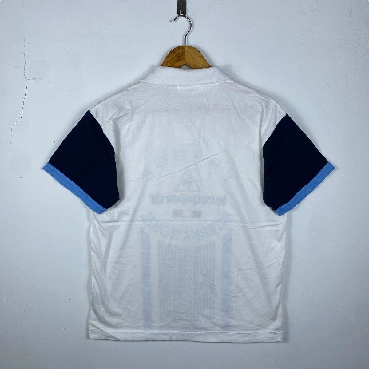 Le Coq Sportif × Vintage Vintage 90's LE COQ SPORTIF France International Tennis Polo Size US M / EU 48-50 / 2 - 4 Thumbnail