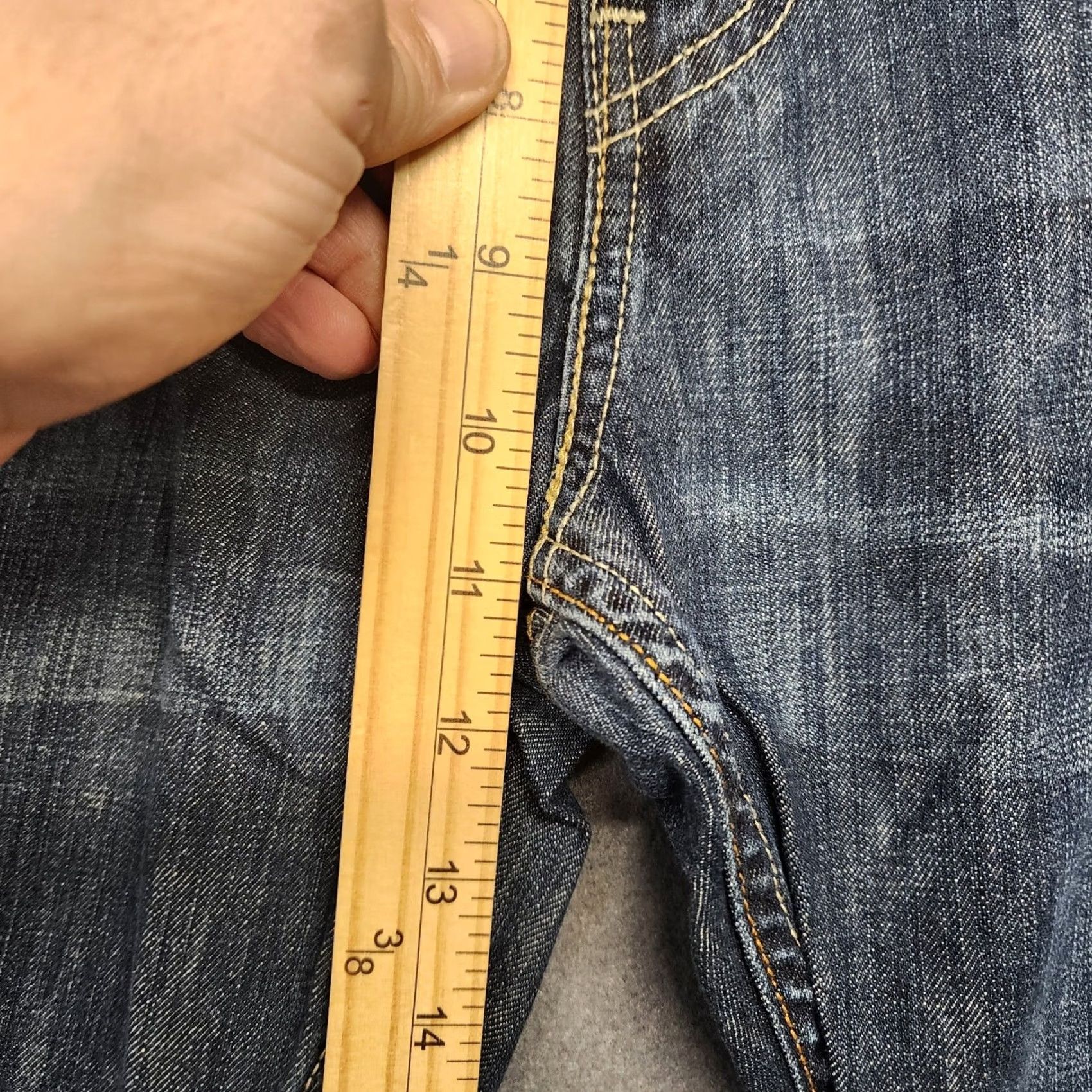 Levi's Levi's 527 Jeans Mens 36x27 Blue Bootcut Western Cowboy 100% Cotton Tagged 36x30 Jeans Mens Wardrobe Essentials Denim Cotton 5-Pocket Size US 36 / EU 52 - 7 Thumbnail