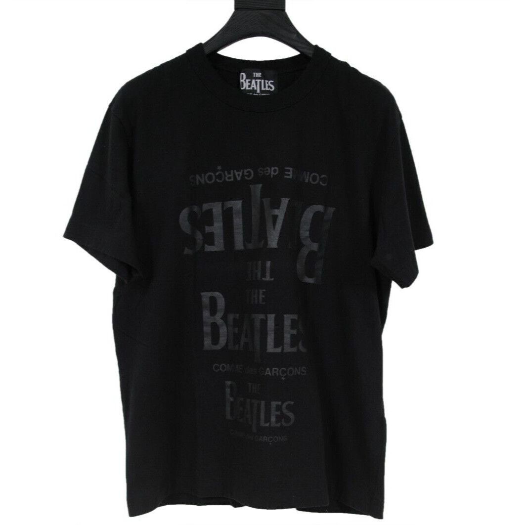 Comme des Garcons CDG The Beatles Logo T Shirt Large Black | Grailed