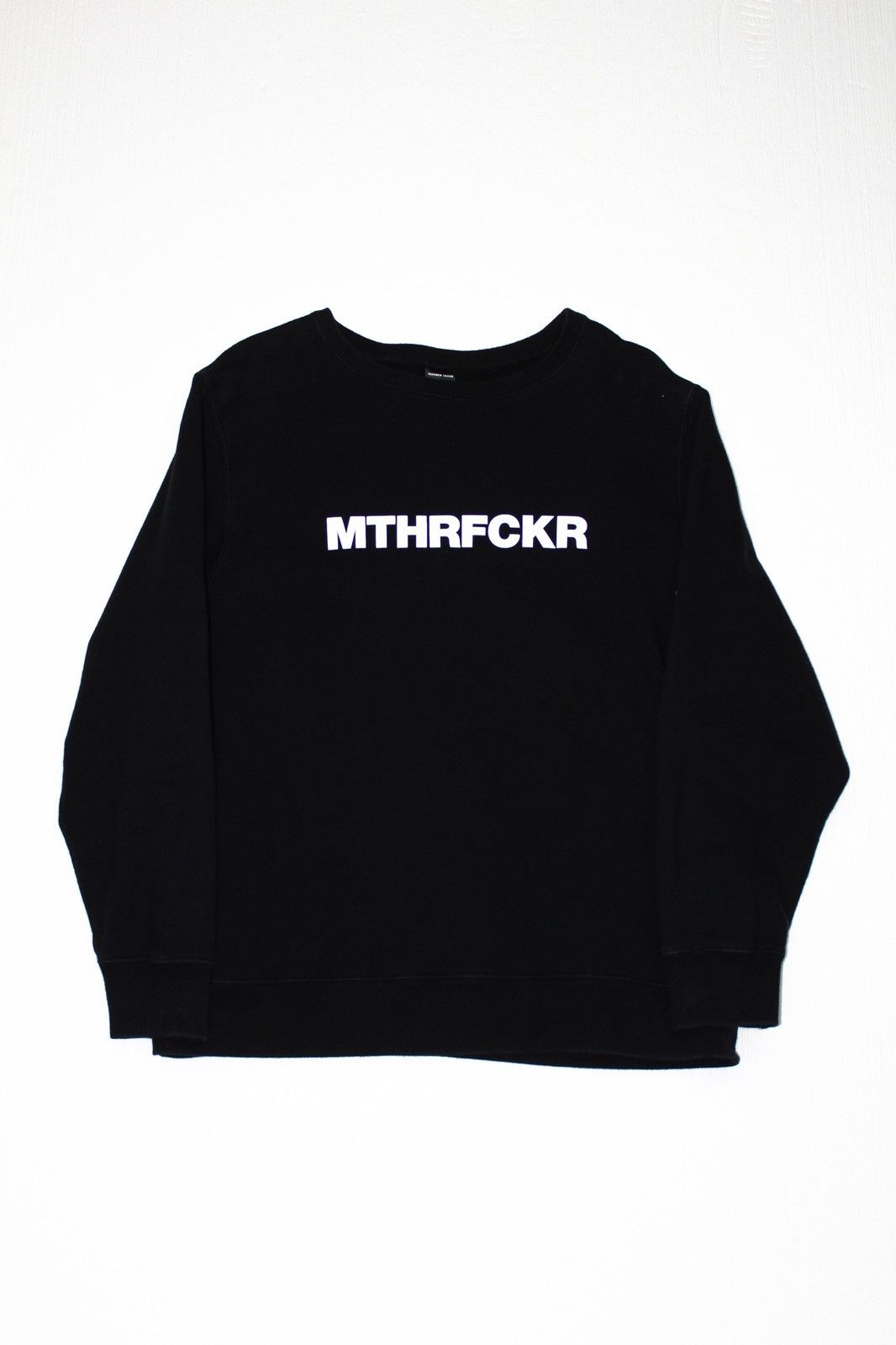 Number (N)ine MTHRFCKR Crewneck Sweatshirt Size US XL / EU 56 / 4 - 1 Thumbnail