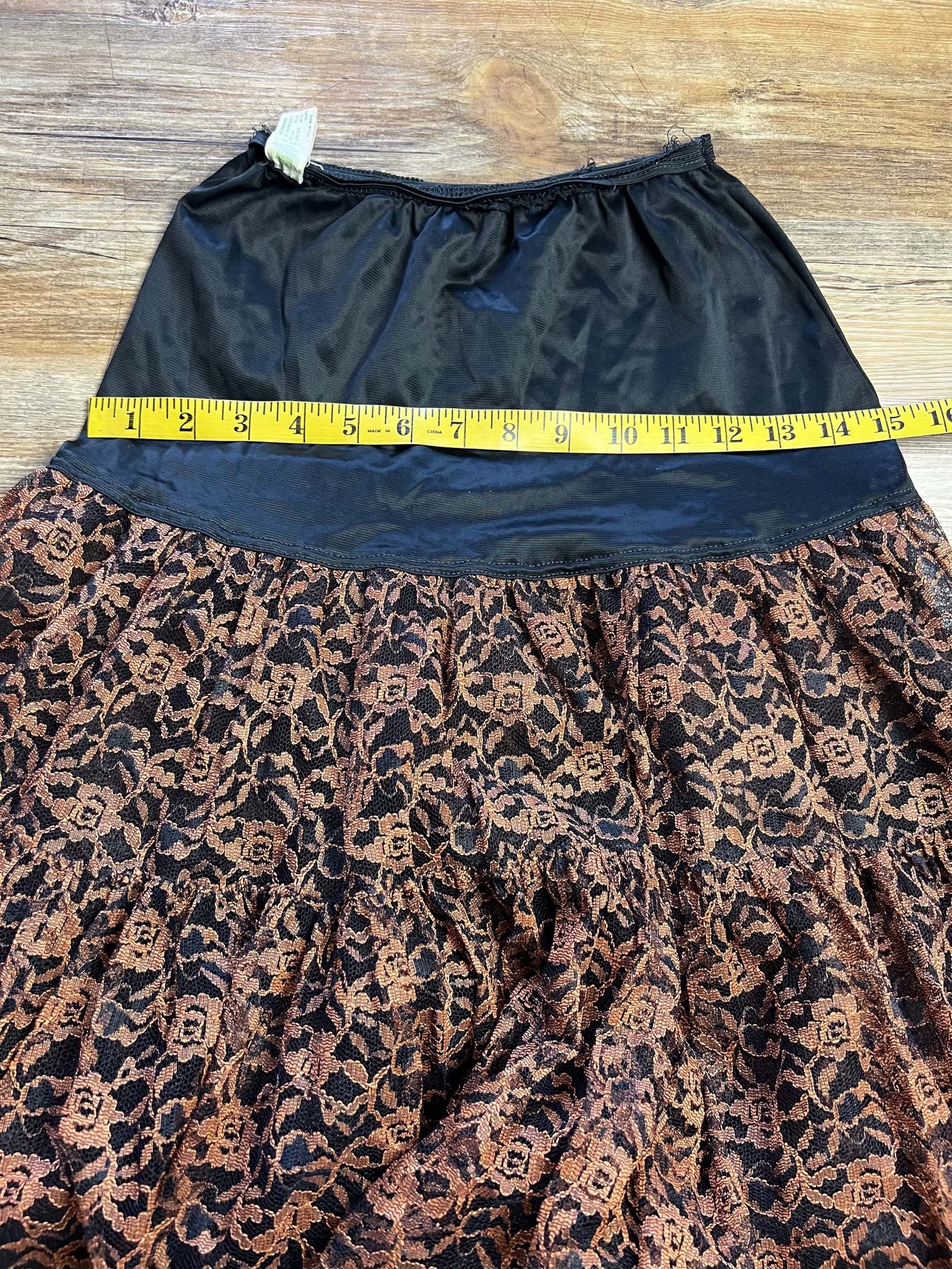 Vintage Vintage 1950's Koro Two-Tone Crinoline Petticoat Skirt Size 24" / US 00 / IT 34 - 13 Thumbnail