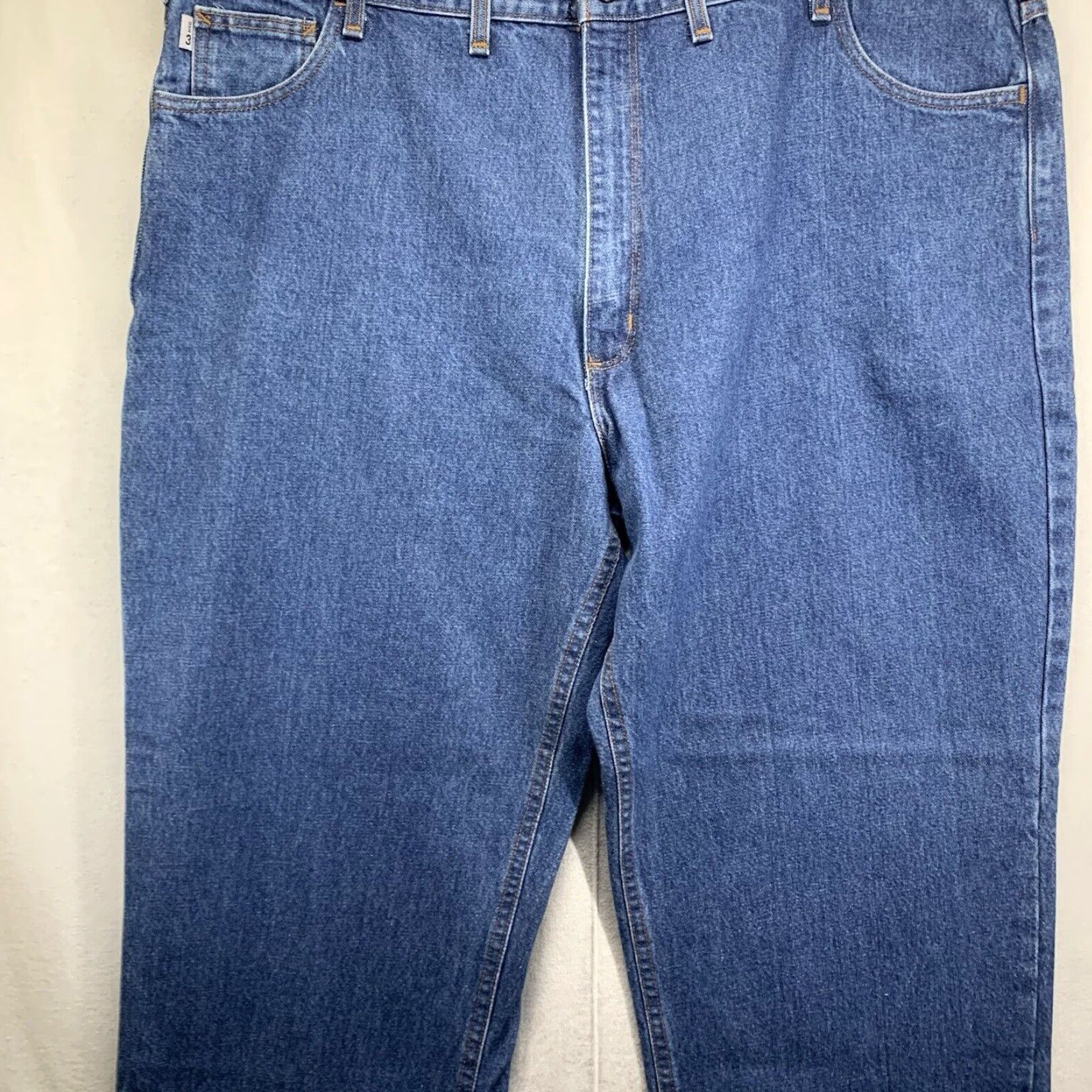 Carhartt Carhartt Flame-Resistant Jeans Wide Leg Straight Fit Blue Mens 48W 30L Denim HRC 3 Size US 32 / EU 48 - 7 Thumbnail