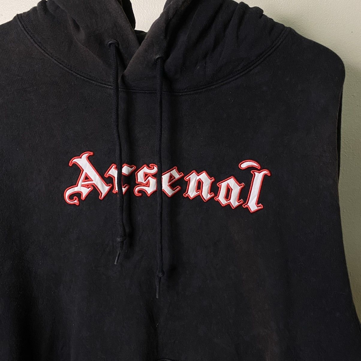 Adidas Vintage Y2K Adidas x Arsenal Hoodie Size US XL / EU 56 / 4 - 2 Thumbnail