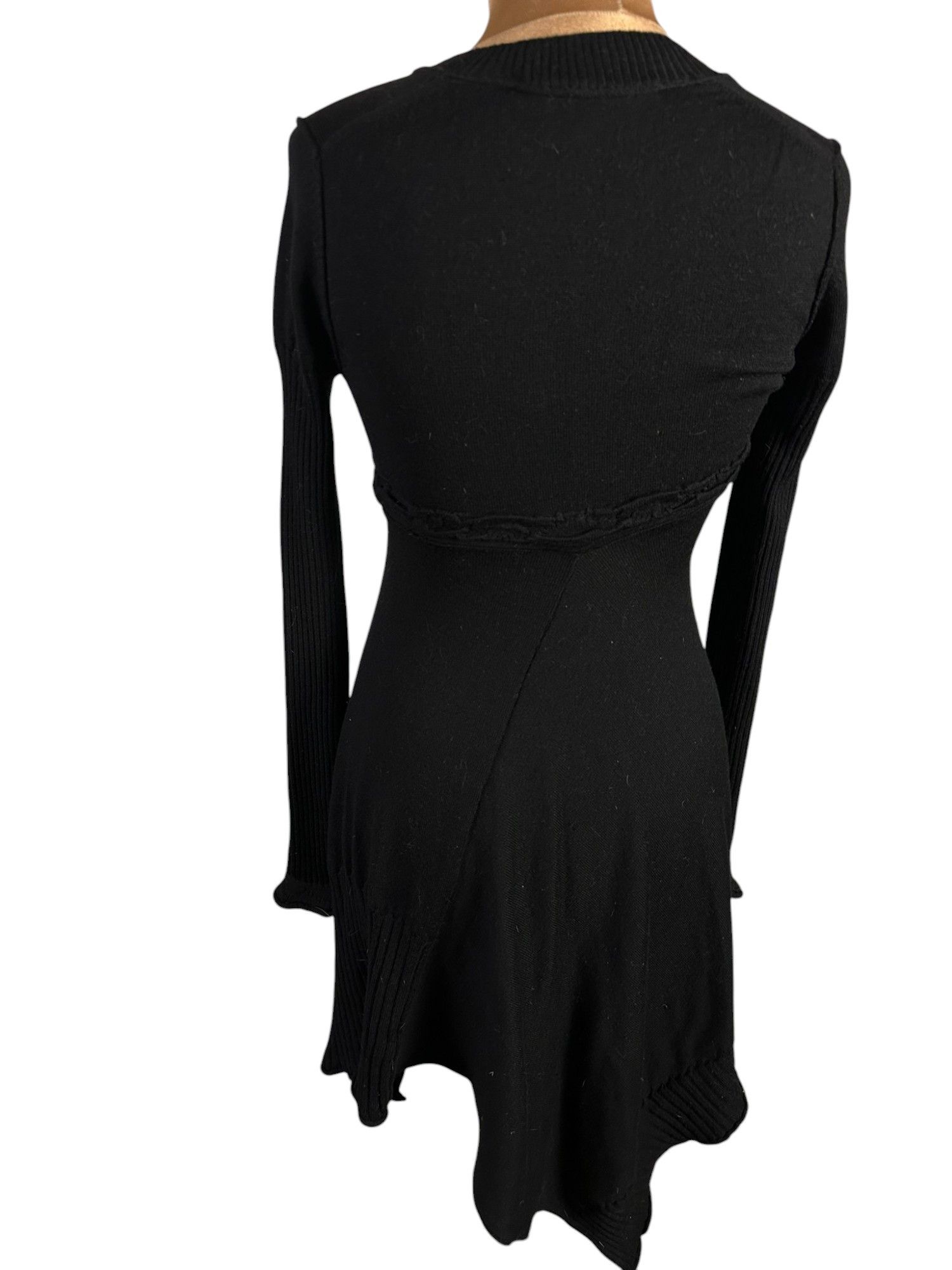 Marithe + Francois Girbaud Marithe Francois Girbaud Wool Avant Garde Japanese Dress Size S / US 4 / IT 40 - 7 Thumbnail
