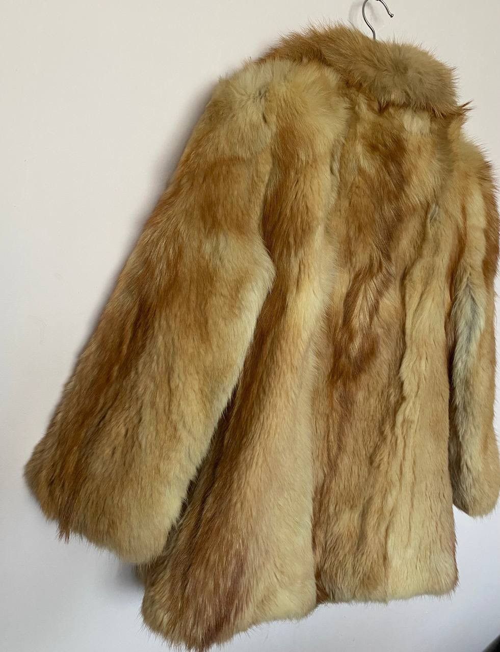 Vintage 70s Vintage Real Fox Fur Y2K Avant Garde Coat Size M / US 6-8 / IT 42-44 - 6 Thumbnail