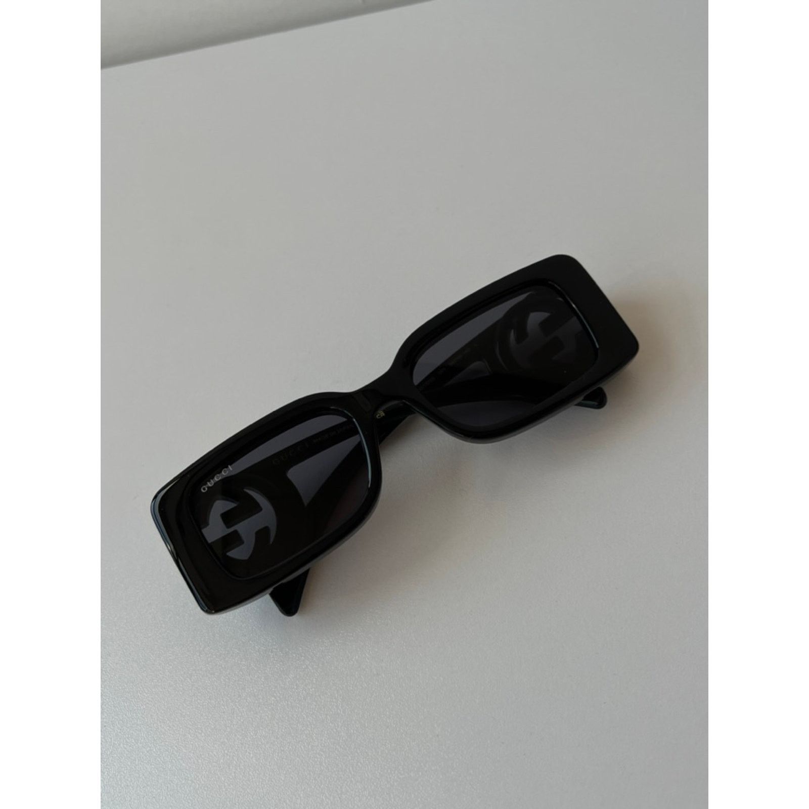 Gucci NEW Gucci GG1325S Slim Black Logo Sunglasses Size ONE SIZE - 11 Thumbnail
