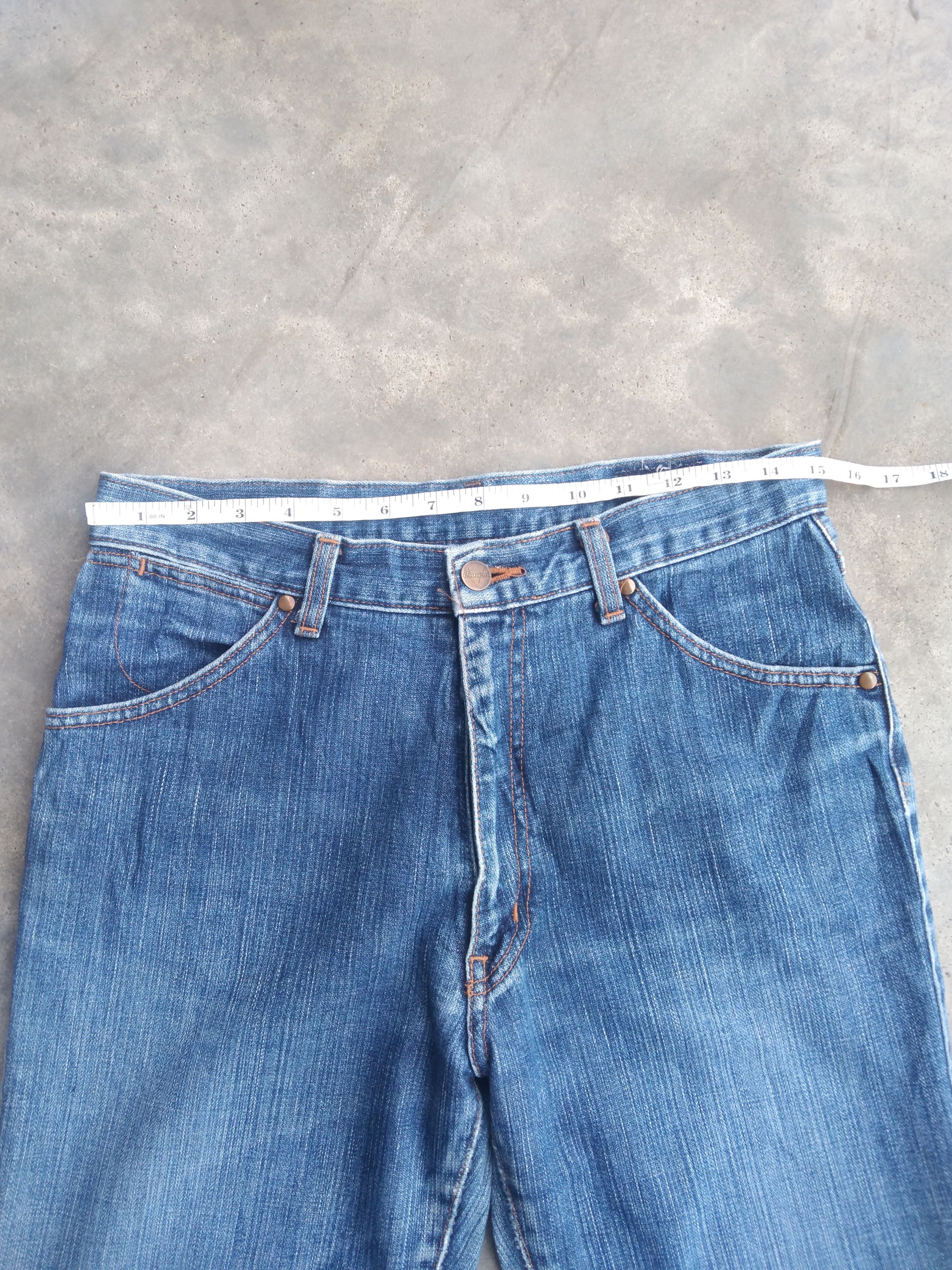 Japanese Brand 90s Vintage Flared Wrangler Boot Cut Jeans 30x30 Size US 30 / EU 46 - 7 Thumbnail