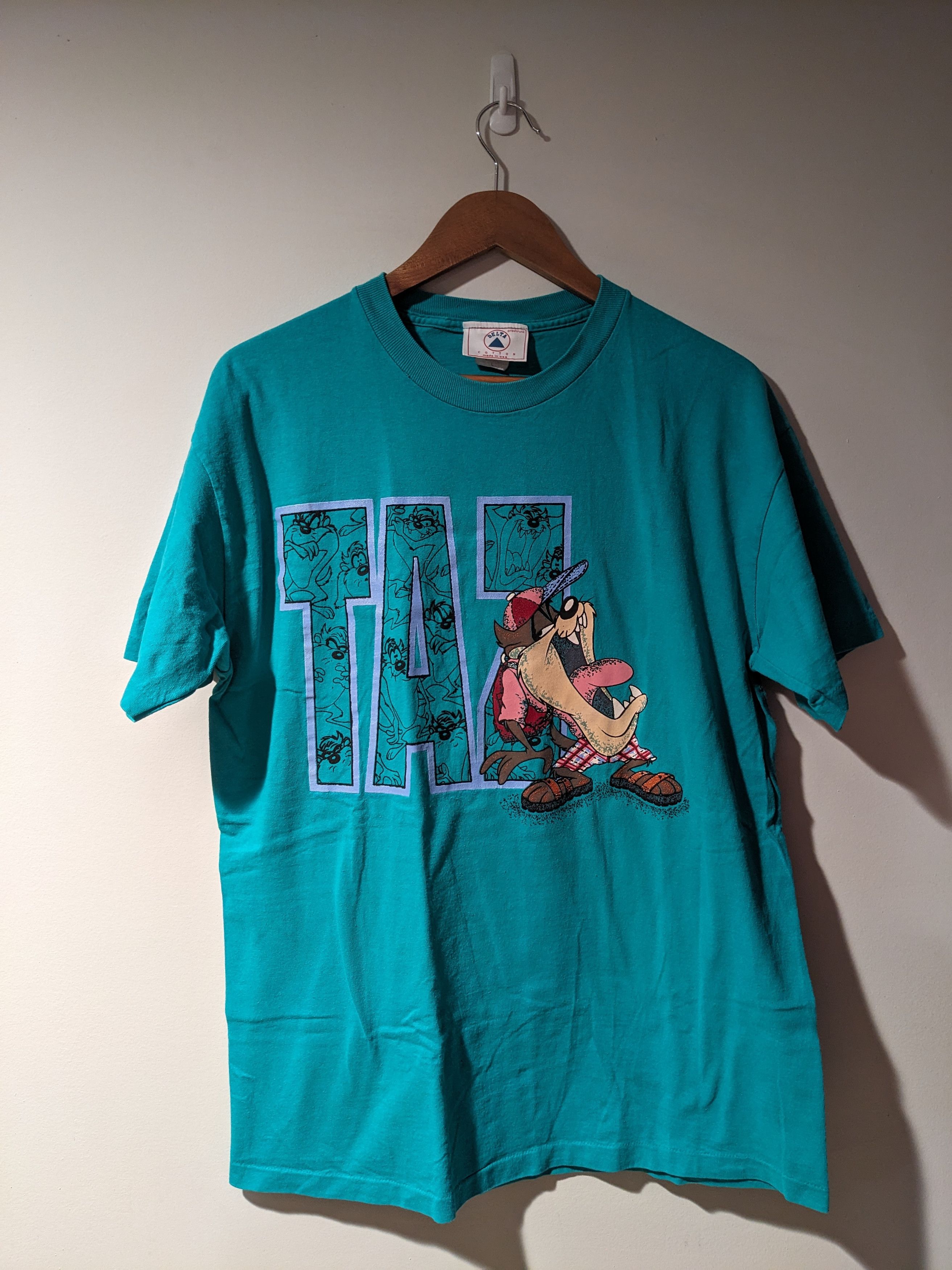 Cartoon Network × Vintage Vintage 1993 Taz Looney Tunes Cartoon Network Large T-Shirt Size US L / EU 52-54 / 3 - 1 Thumbnail