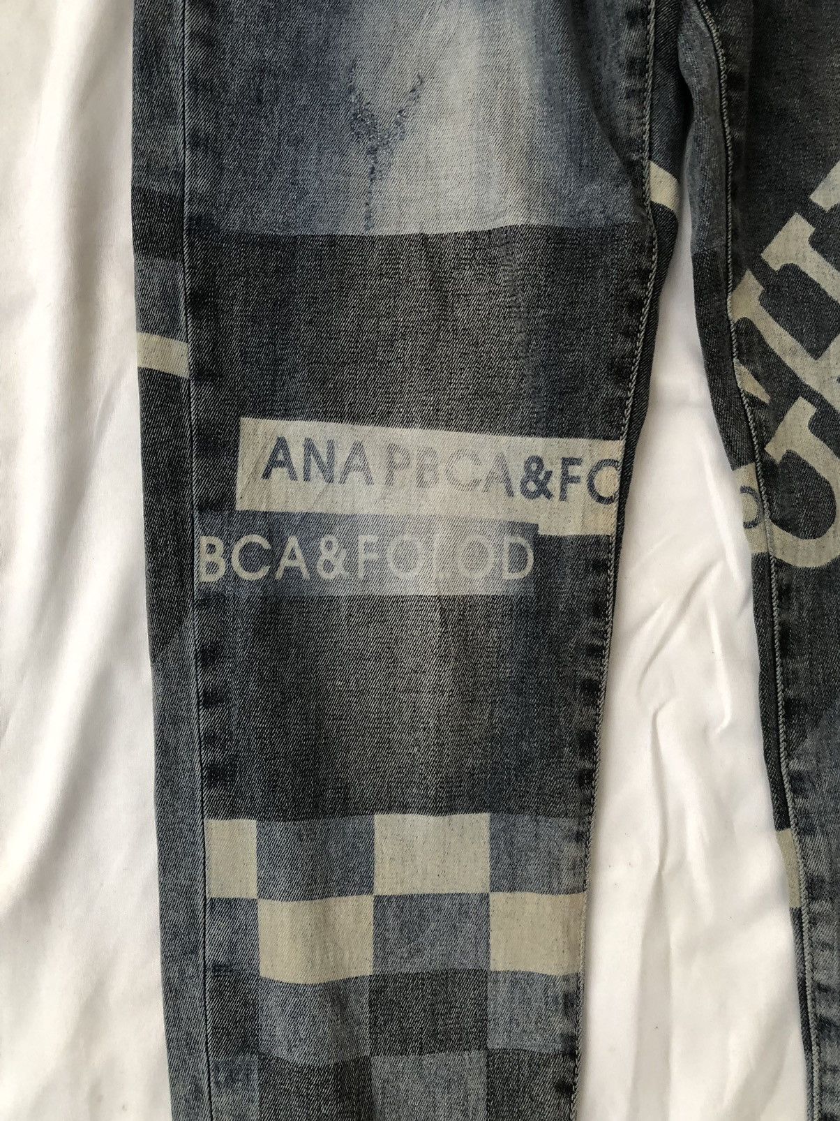 Hysteric Glamour Japanese Poem Artwork Denim Jeans Size US 32 / EU 48 - 5 Thumbnail