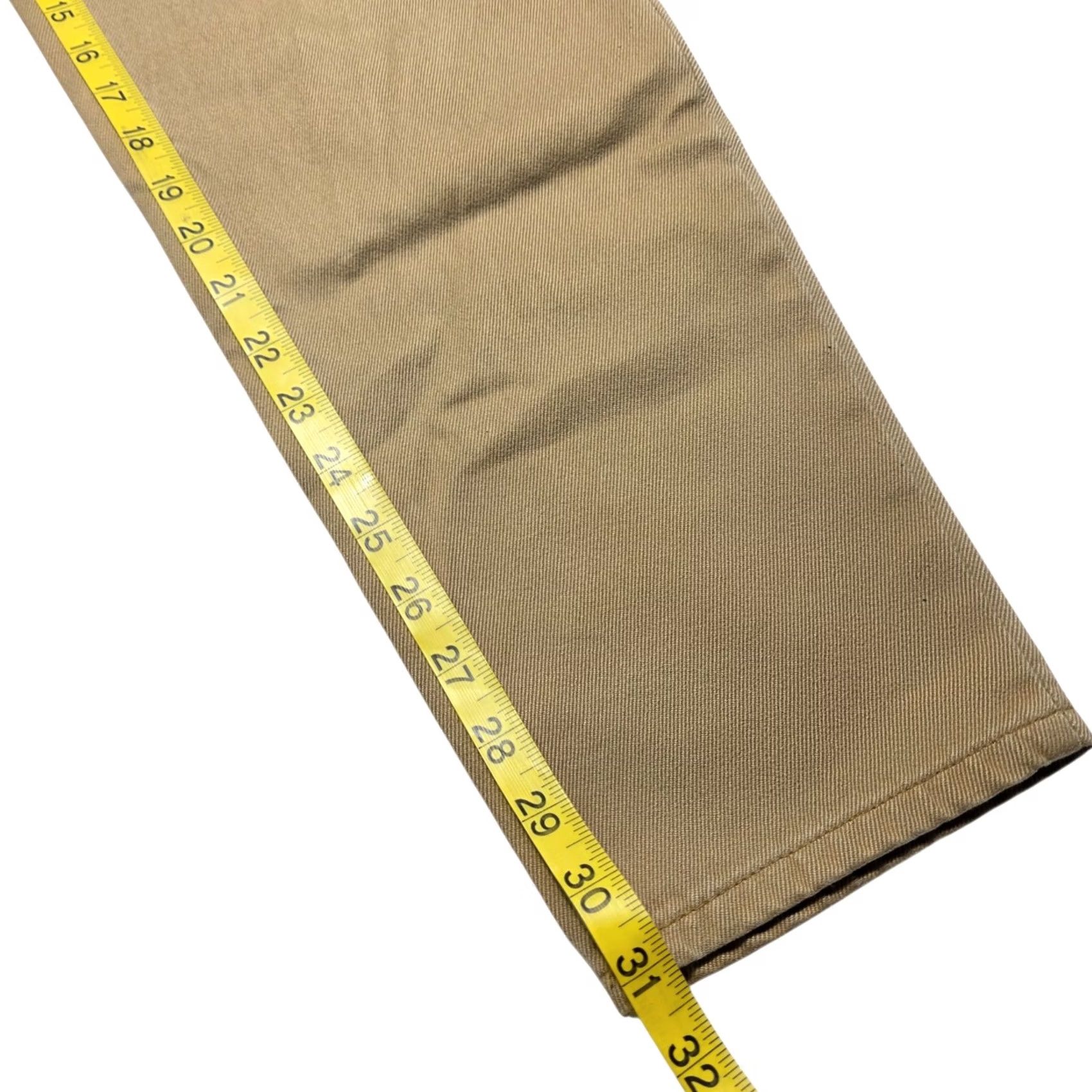 Ann Taylor VINTAGE Ann Taylor AT Denim Jeans Pants 90s Womens 6L Brown Khaki Denim Straight Pockets Regular Rise High Inseam 31in Size 28" / US 6 / IT 42 - 7 Thumbnail