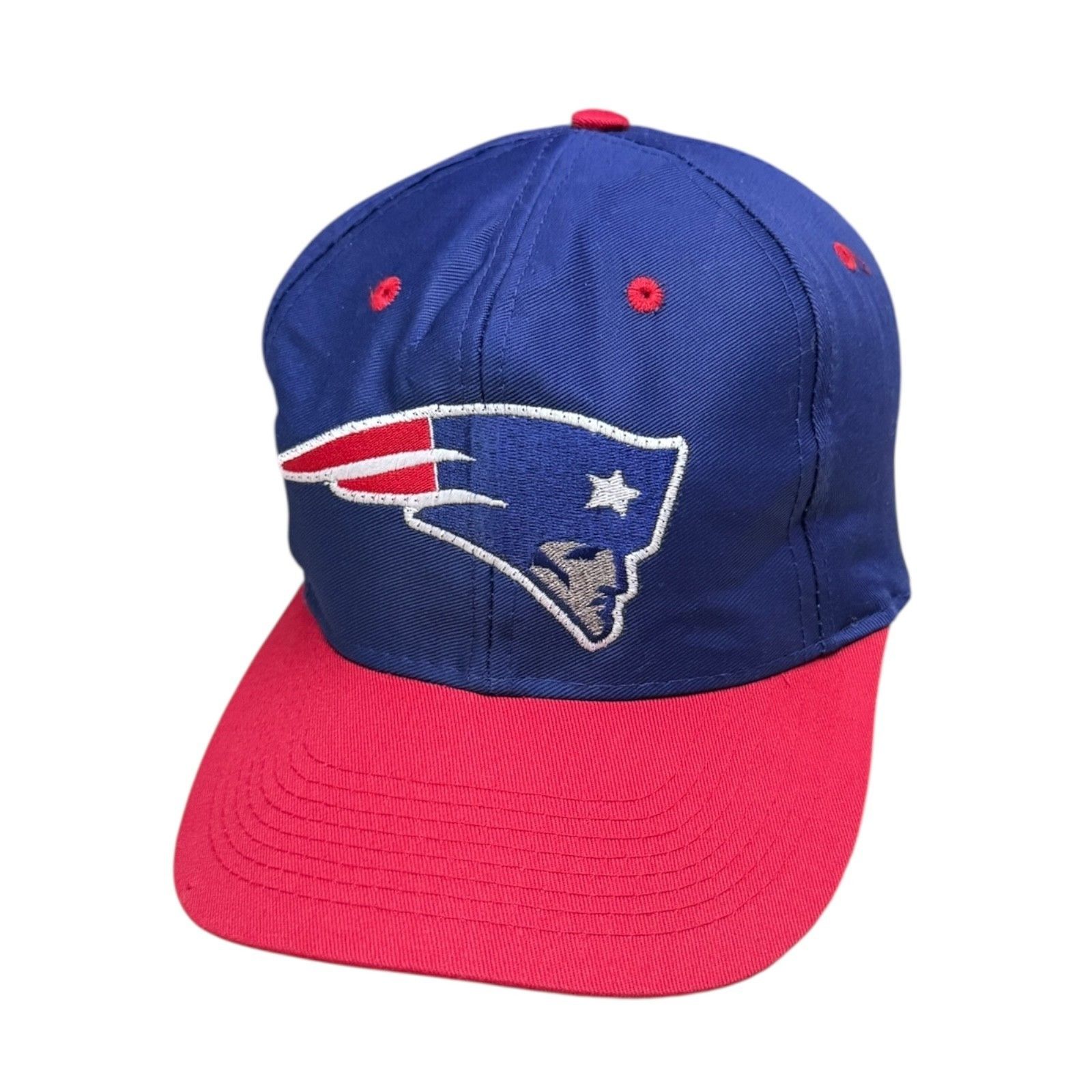 Logo 7 VINTAGE 90s New England Patriots NFL Logo7 Snapback Cap Hat Size ONE SIZE - 5 Thumbnail