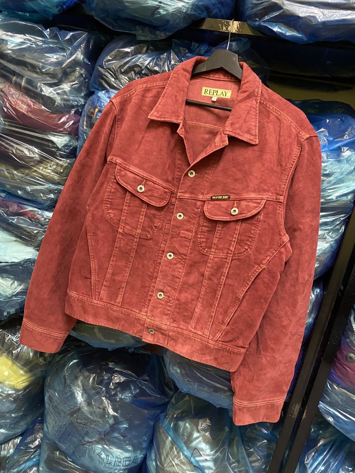 Replay VINTAGE REPLAY VELVET TRUCKER JACKET Size US L / EU 52-54 / 3 - 2 Thumbnail