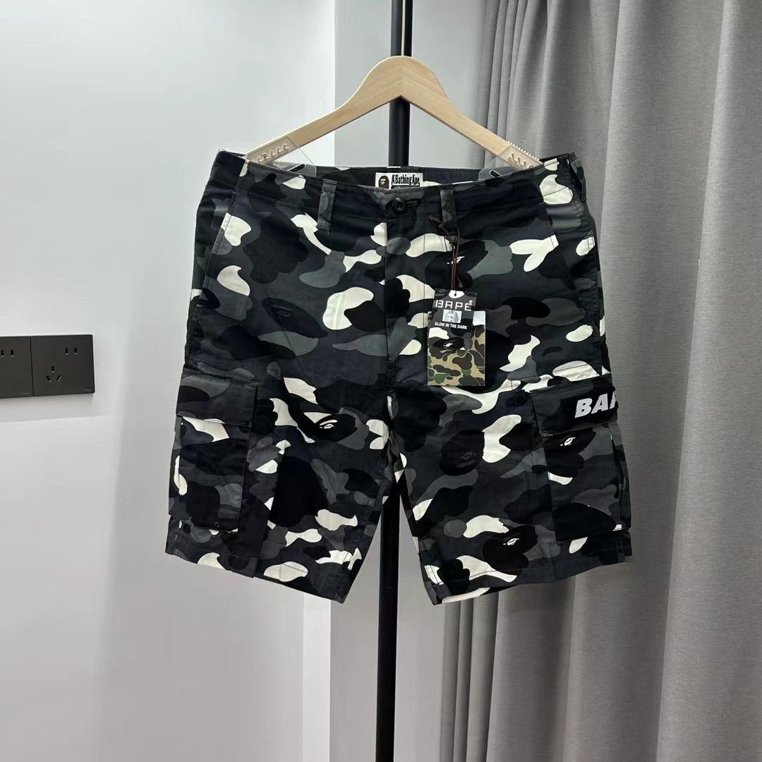 Bape LUMINOUS CAMO SHORTS Size US 33 - 1 Thumbnail