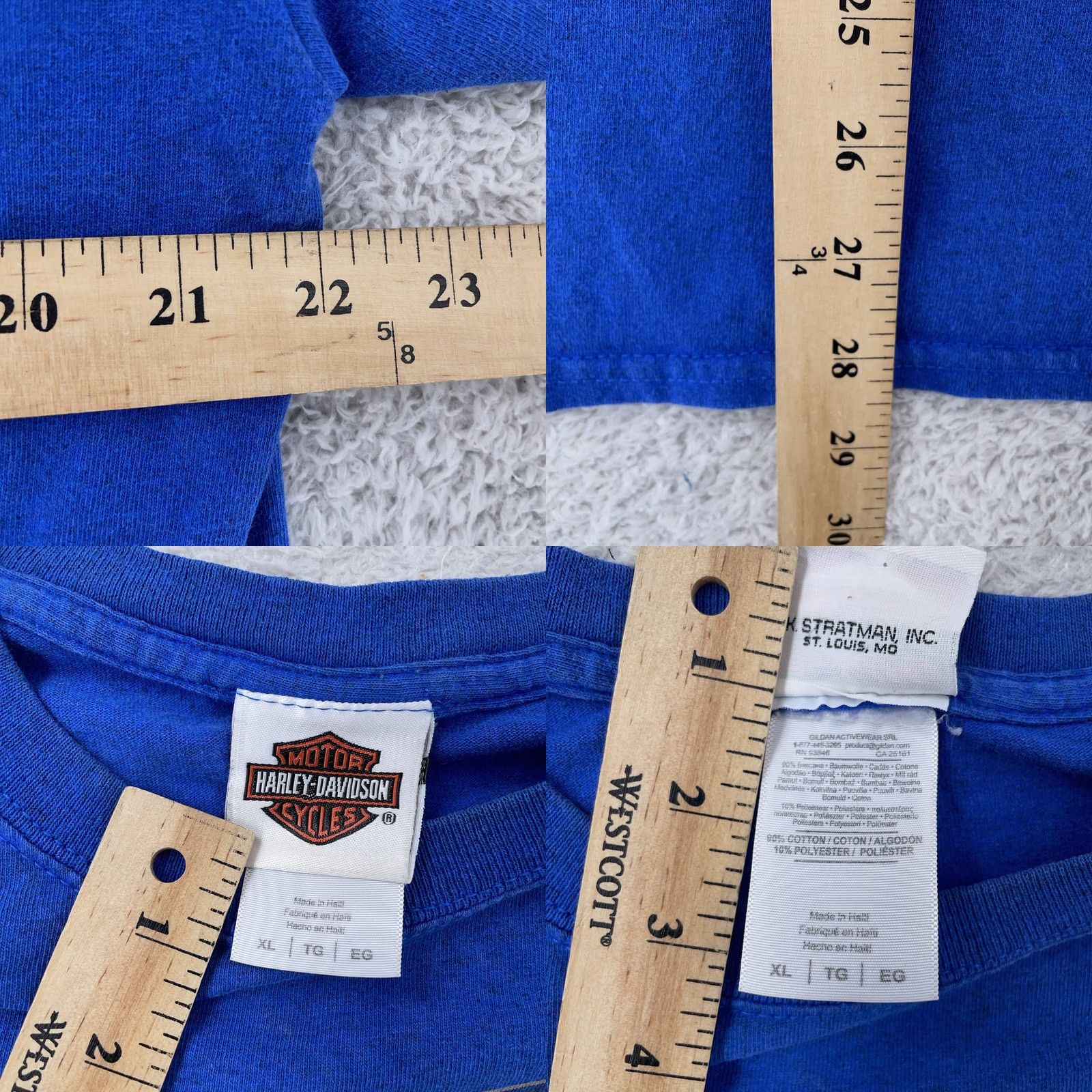 Harley Davidson Harley-Davidson Shirt Mens L Blue Key West Florida Motorcycle Biker Tee Size US L / EU 52-54 / 3 - 8 Thumbnail
